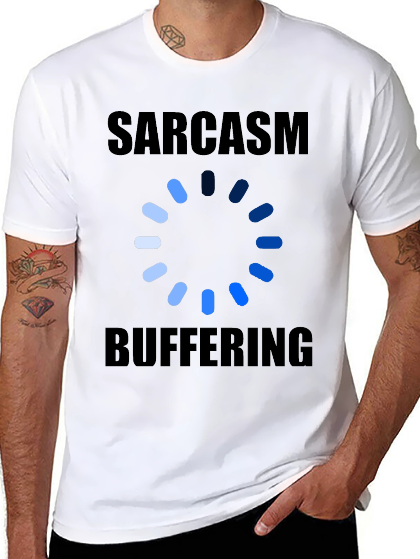 Sarcasm Buffering Graphic Tee - Humor T-Shirt