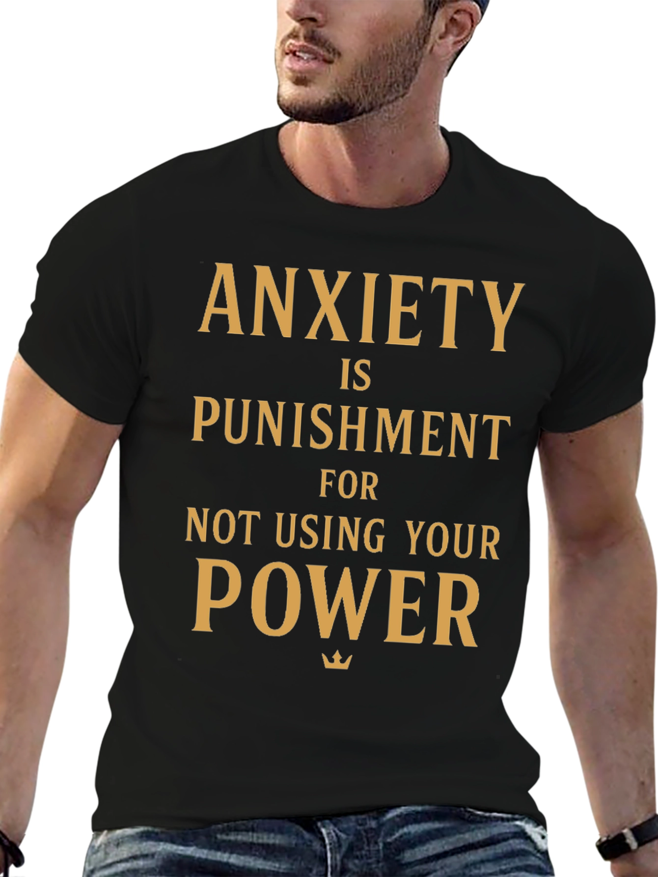 Anxiety Punishment Black T-Shirt