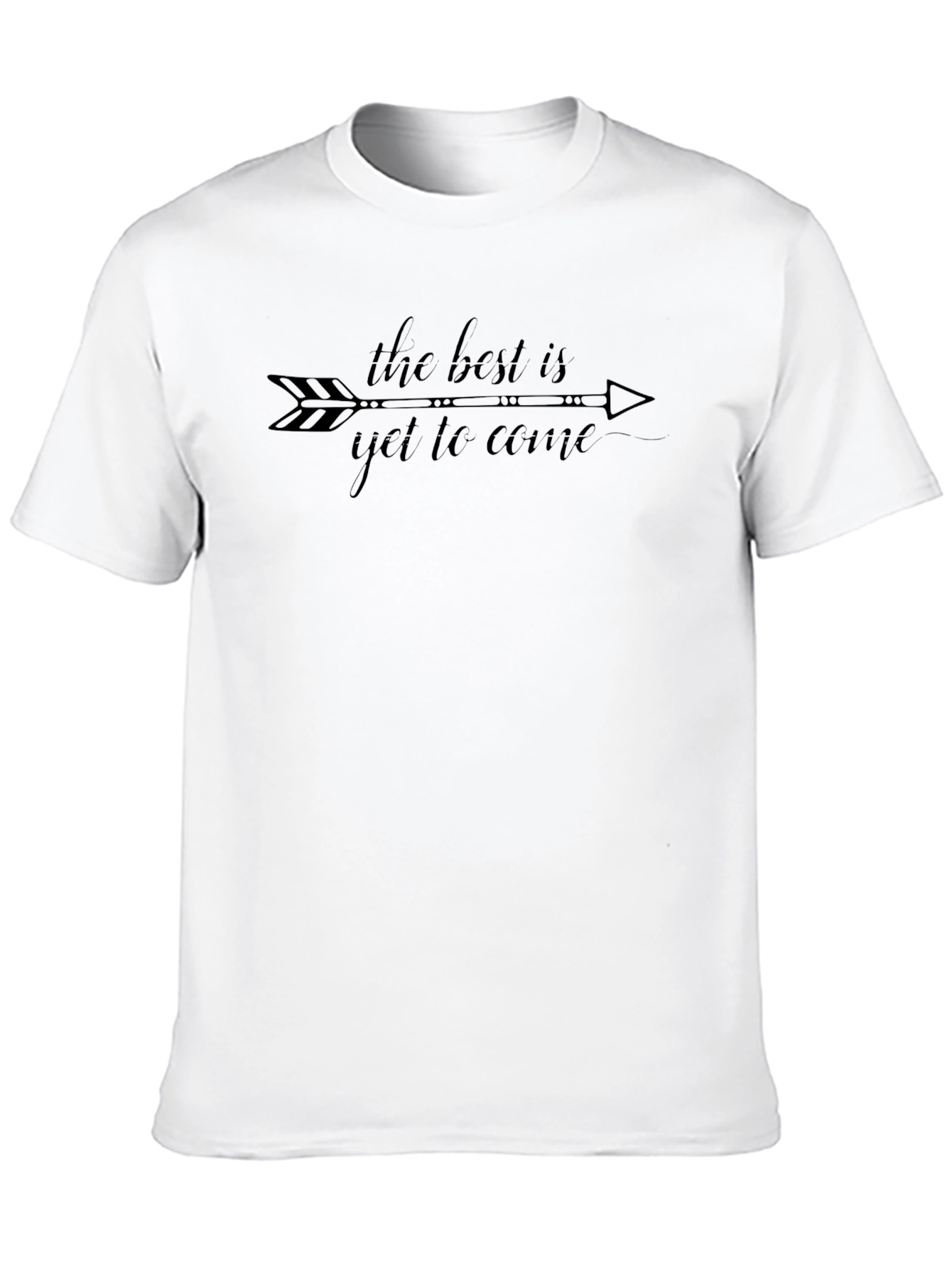 The Best is Yet to Come Black Graphic Tee