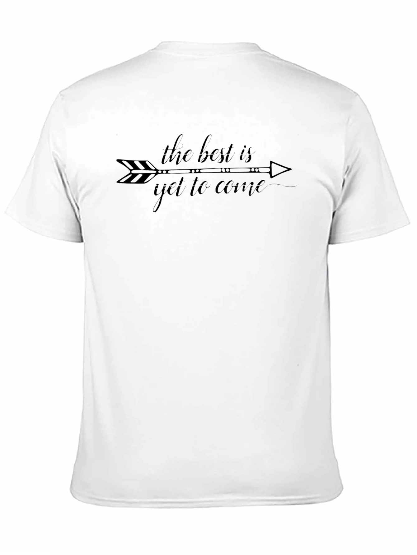 The Best is Yet to Come Black Graphic Tee