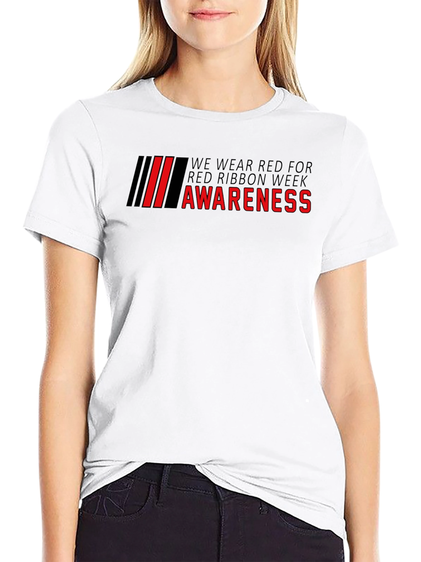 Red Ribbon Week Awareness T-Shirt