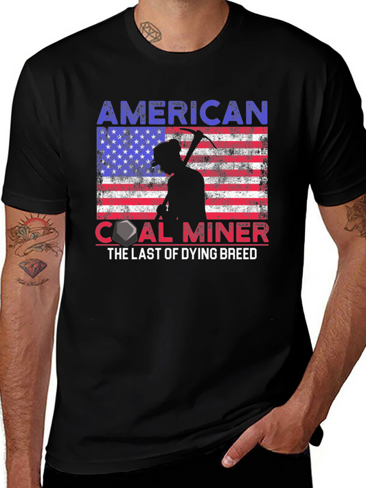 American Coal Miner T-Shirt - Last of a Dying Breed