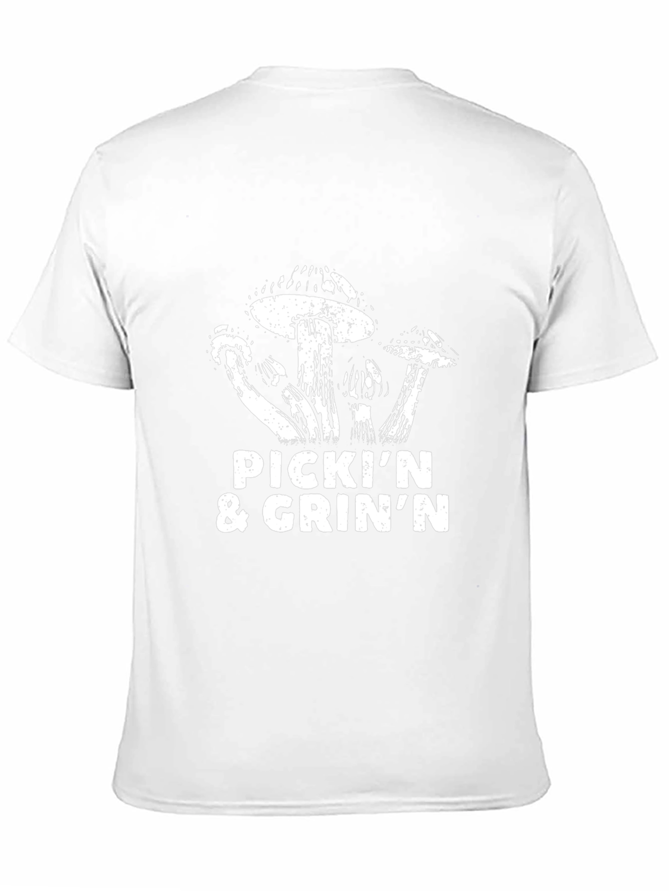 Pickin and Grinin Mushroom Graphic Tee