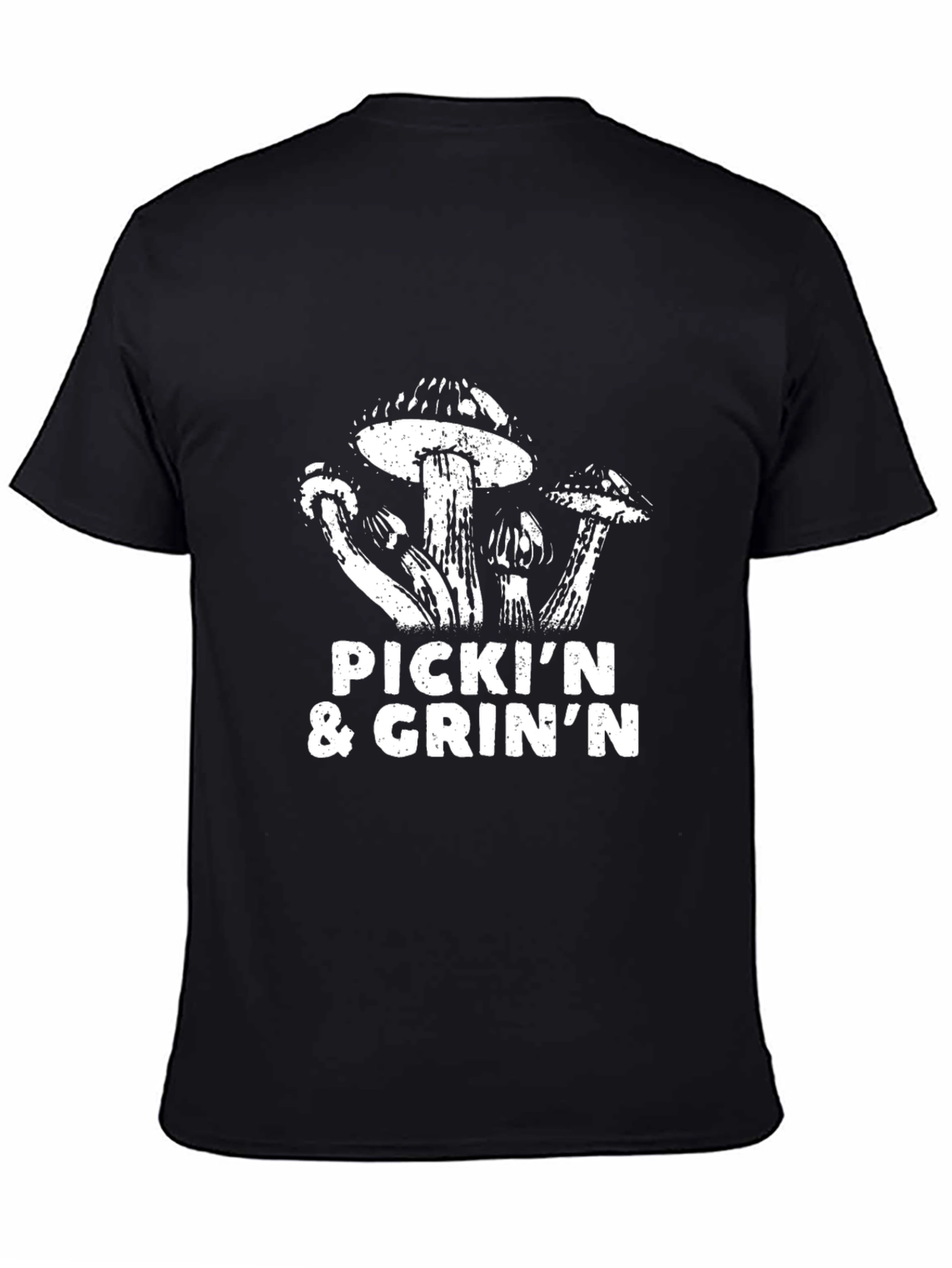 Pickin and Grinin Mushroom Graphic Tee