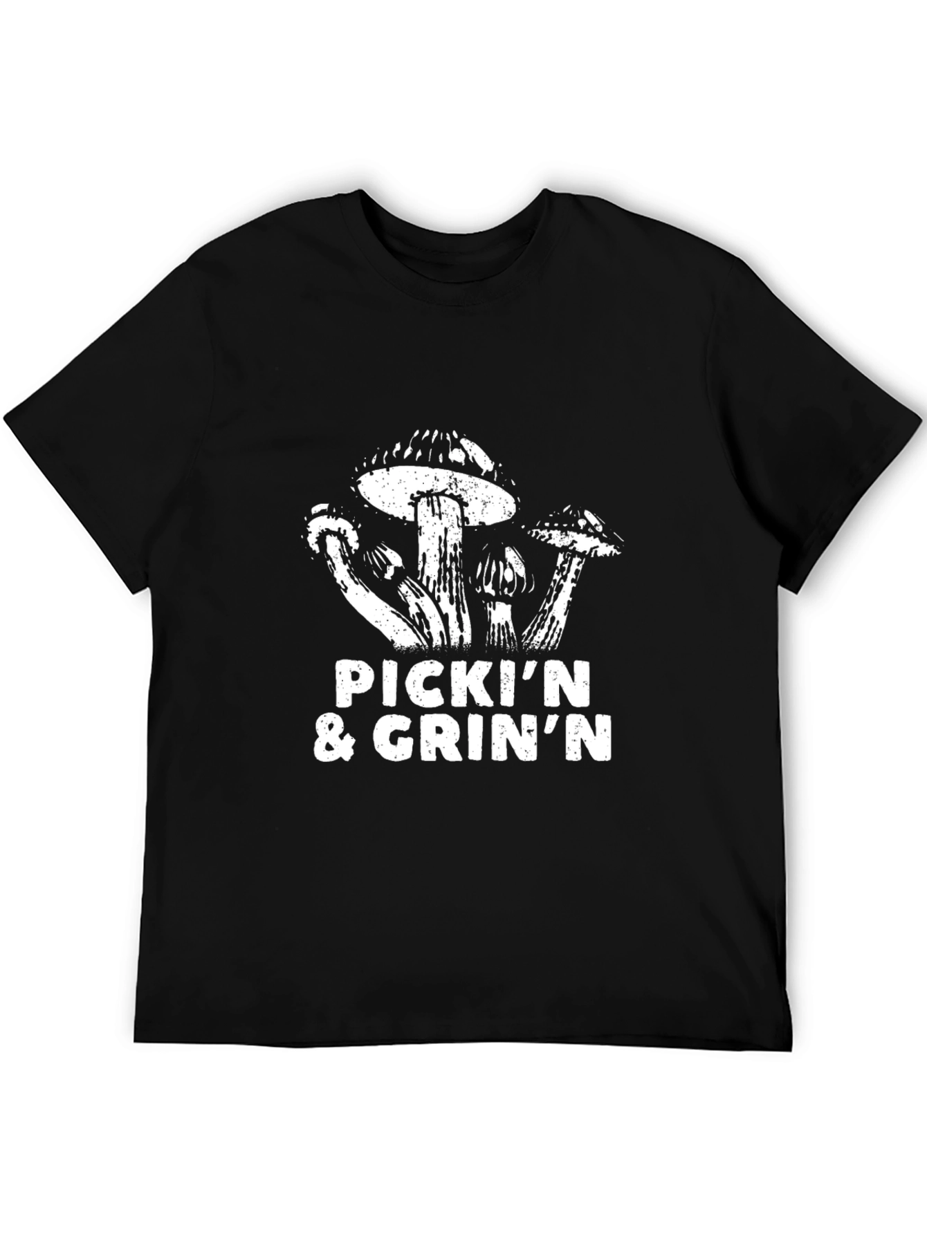 Pickin and Grinin Mushroom Graphic Tee