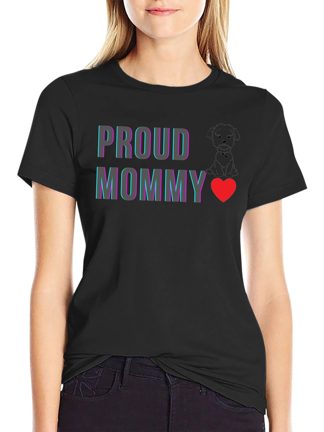 Proud Dog Mommy Graphic Tee