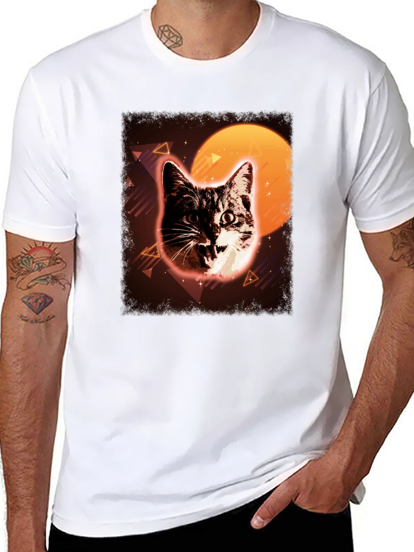 Retro Cat T-Shirt