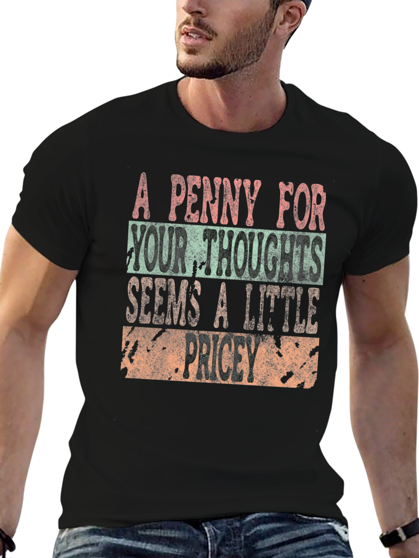 A Penny For Your Thoughts Graphic T-Shirt