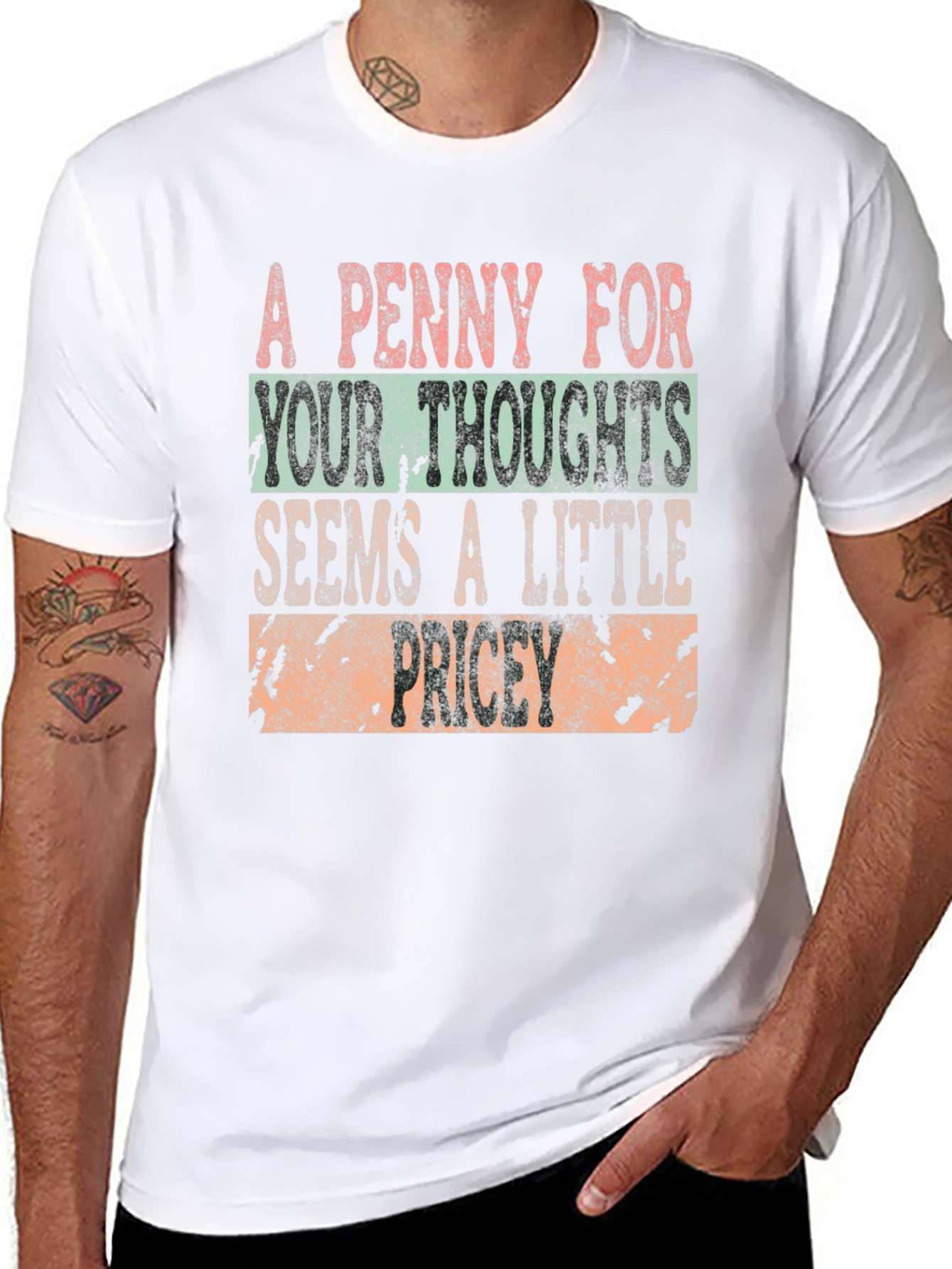 A Penny For Your Thoughts Graphic T-Shirt