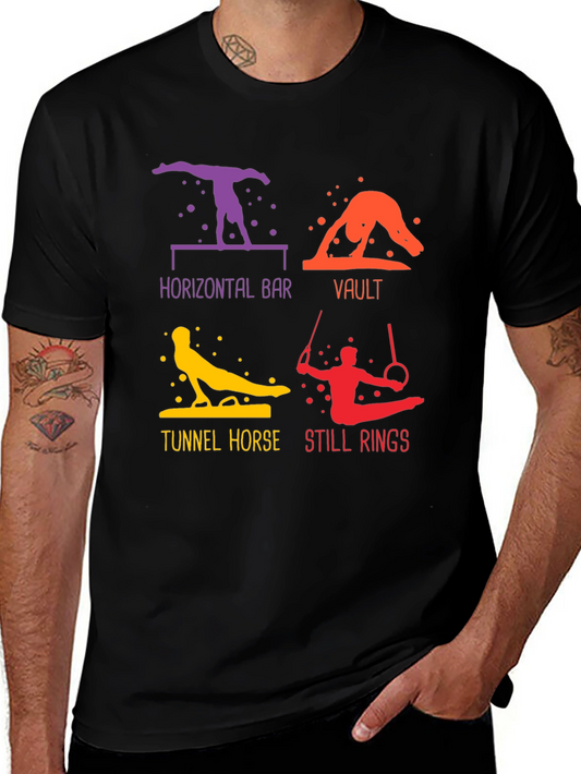 Gymnastics Moves Graphic T-Shirt Unisex
