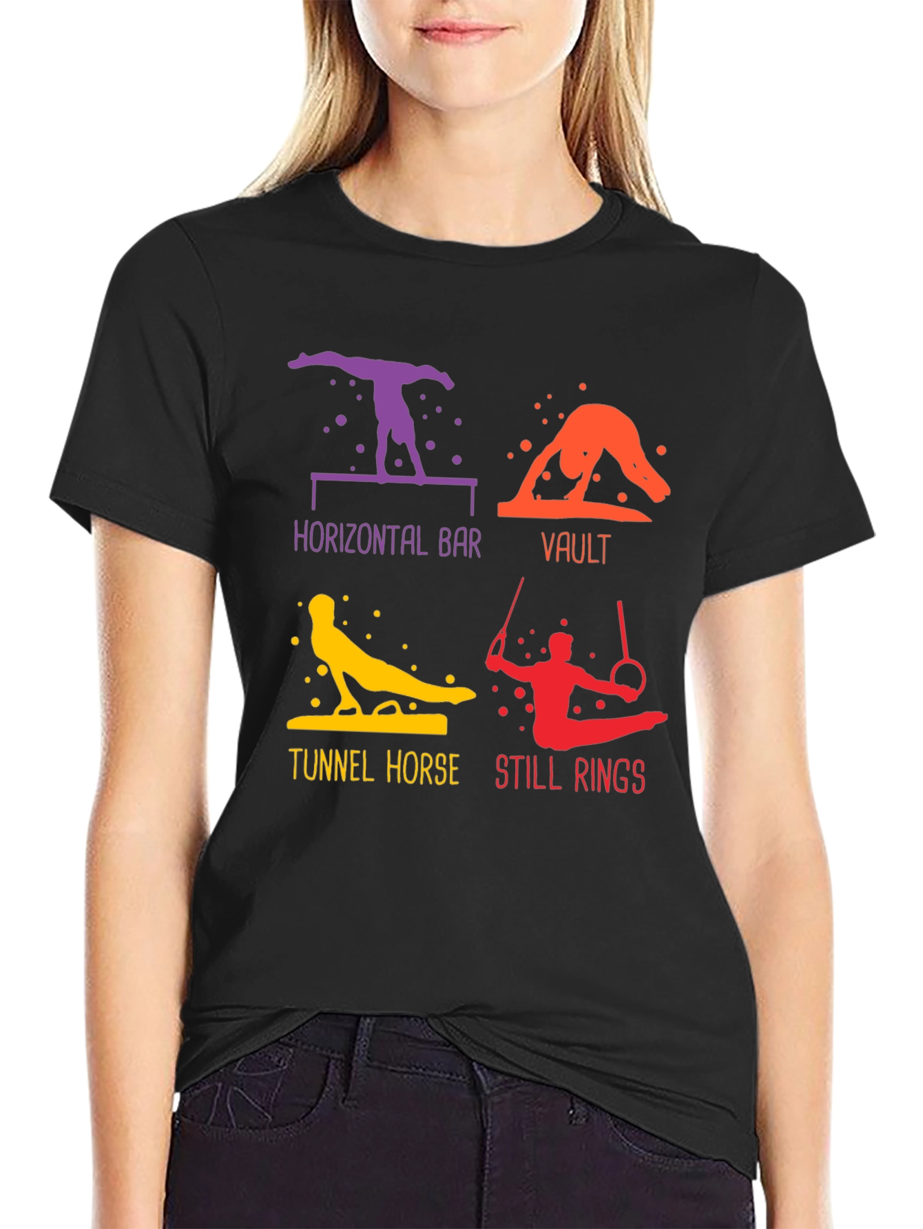 Gymnastics Moves Graphic T-Shirt Unisex