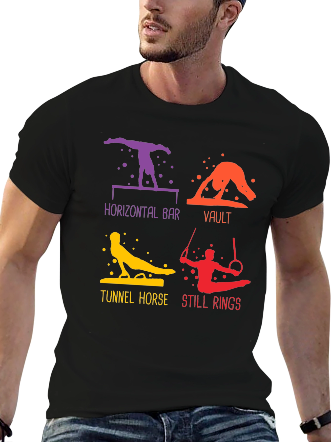Gymnastics Moves Graphic T-Shirt Unisex
