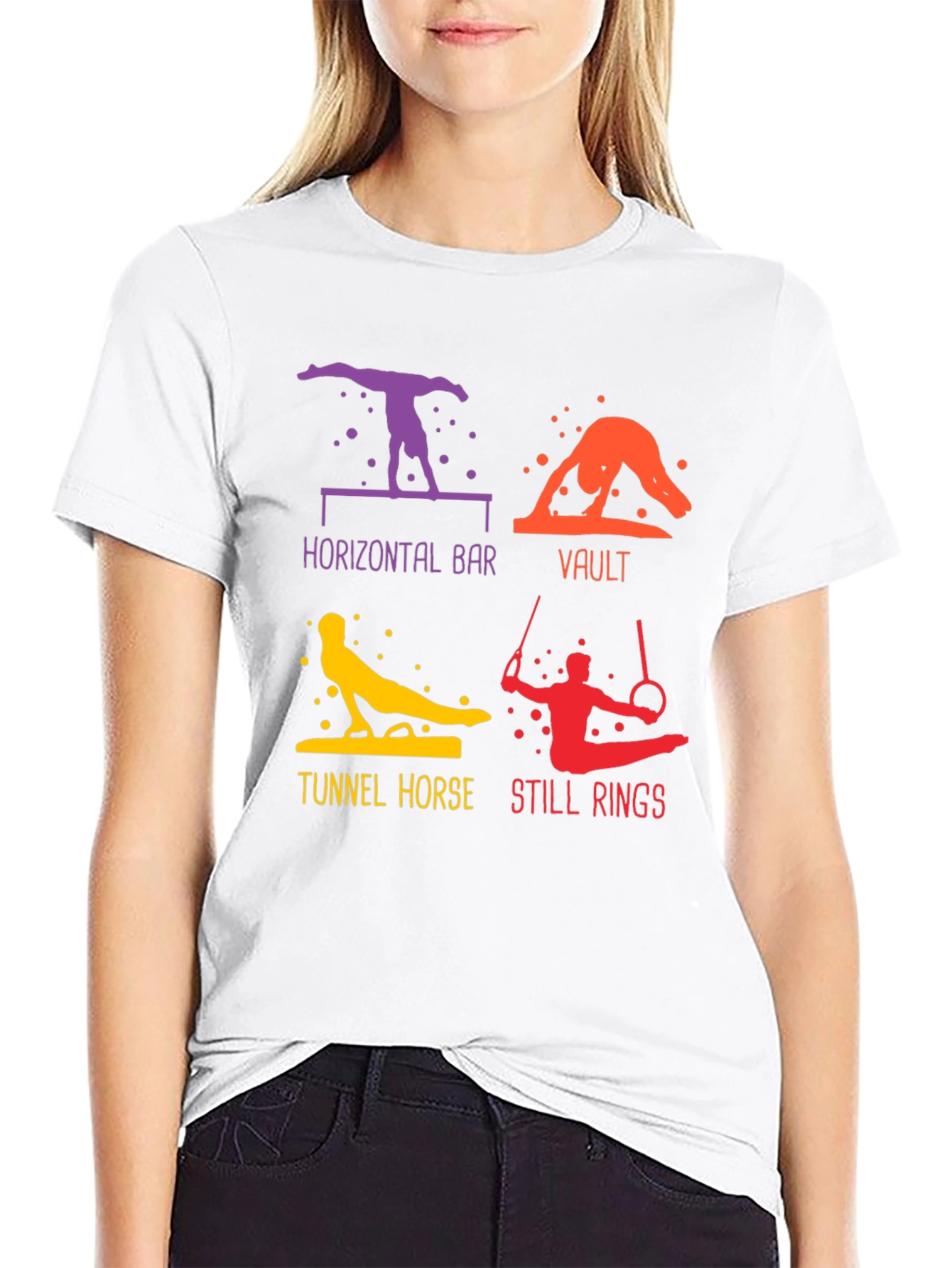 Gymnastics Moves Graphic T-Shirt Unisex
