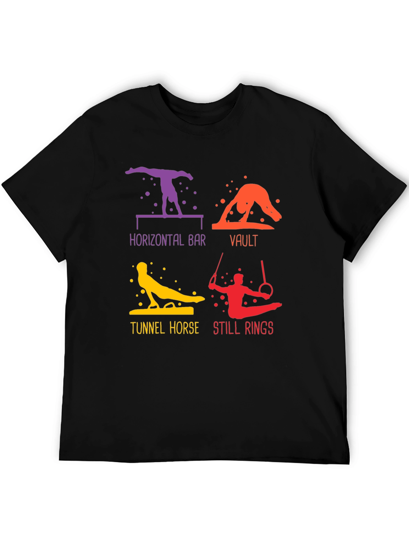 Gymnastics Moves Graphic T-Shirt Unisex