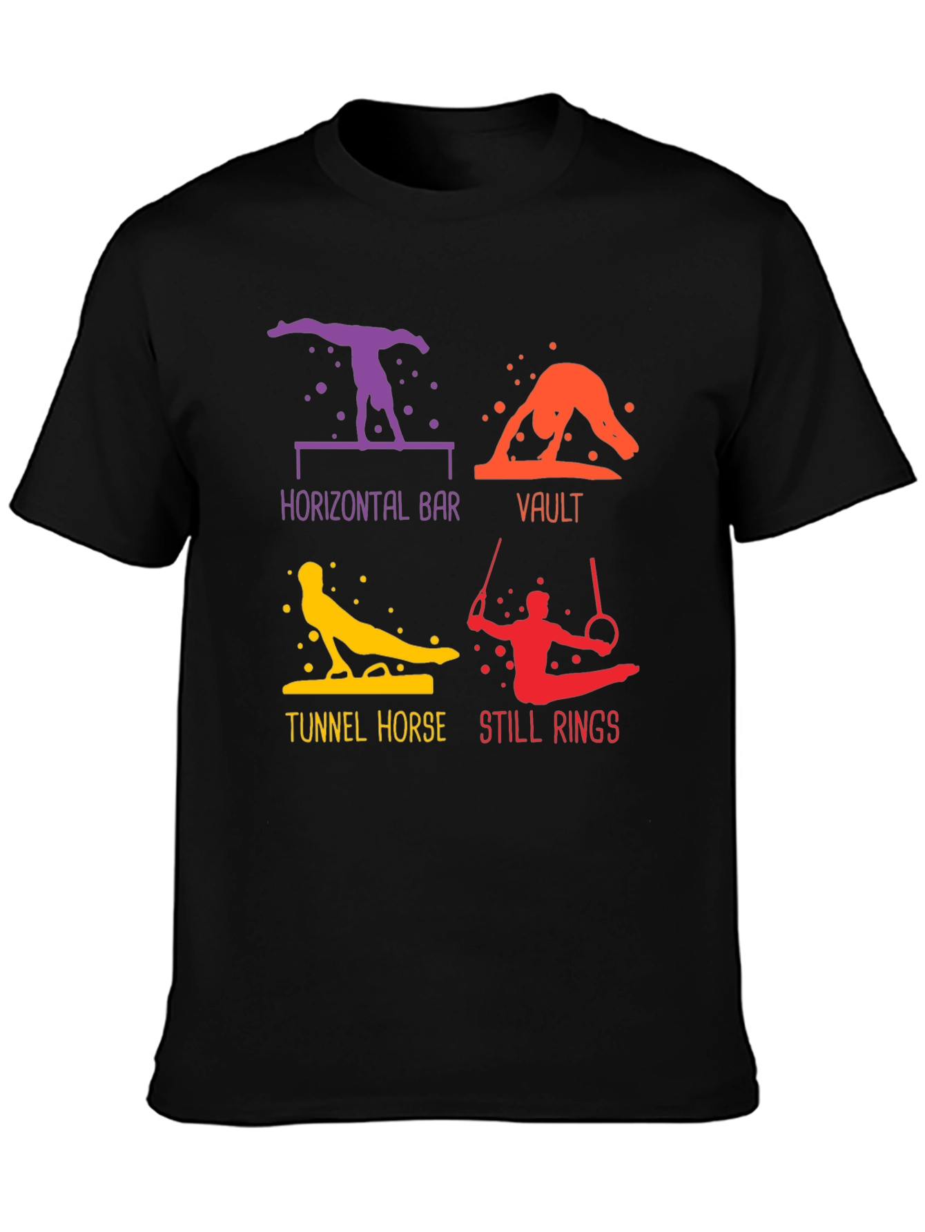 Gymnastics Moves Graphic T-Shirt Unisex