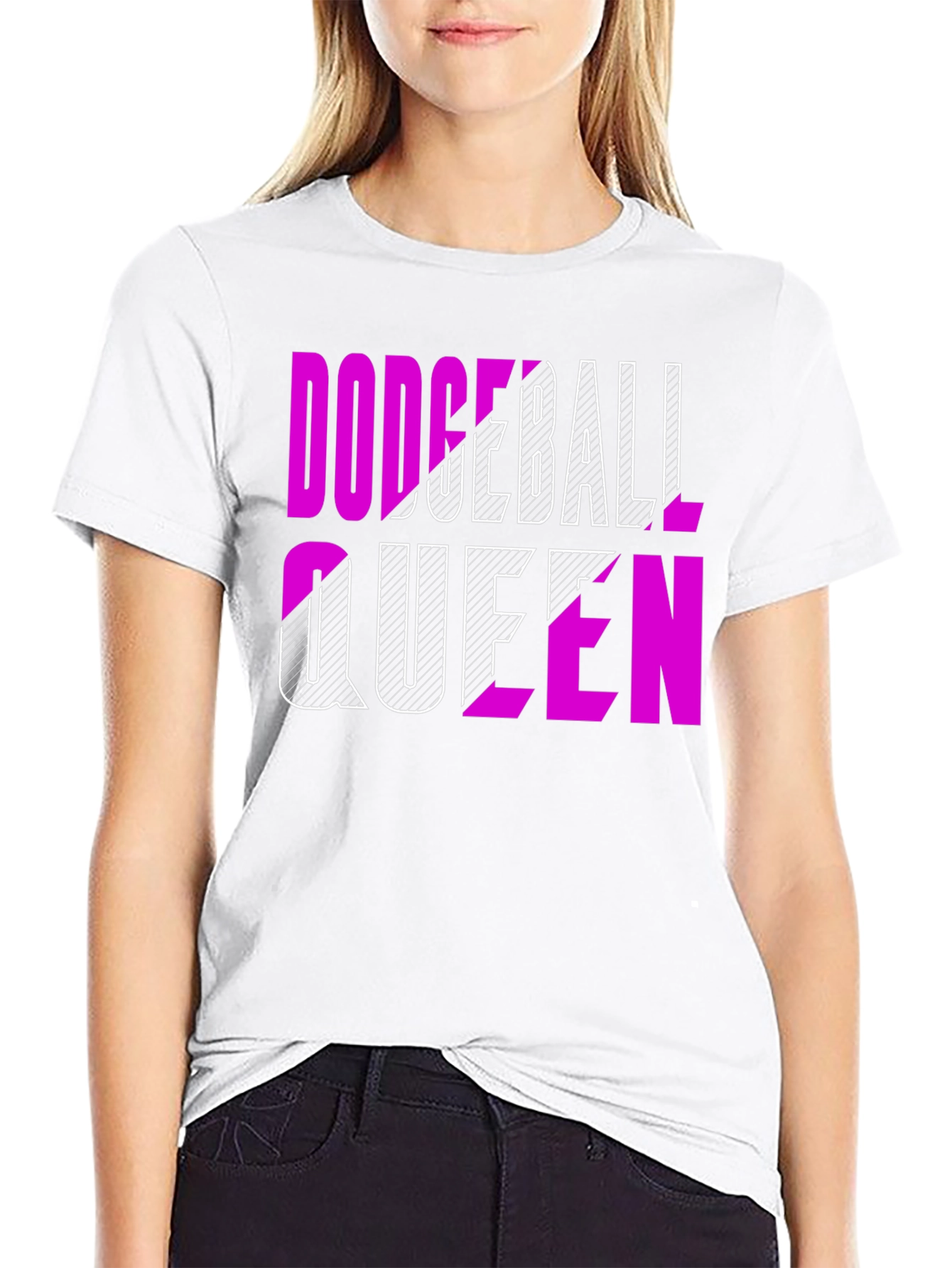 Dodgeball Queen Graphic T-Shirt
