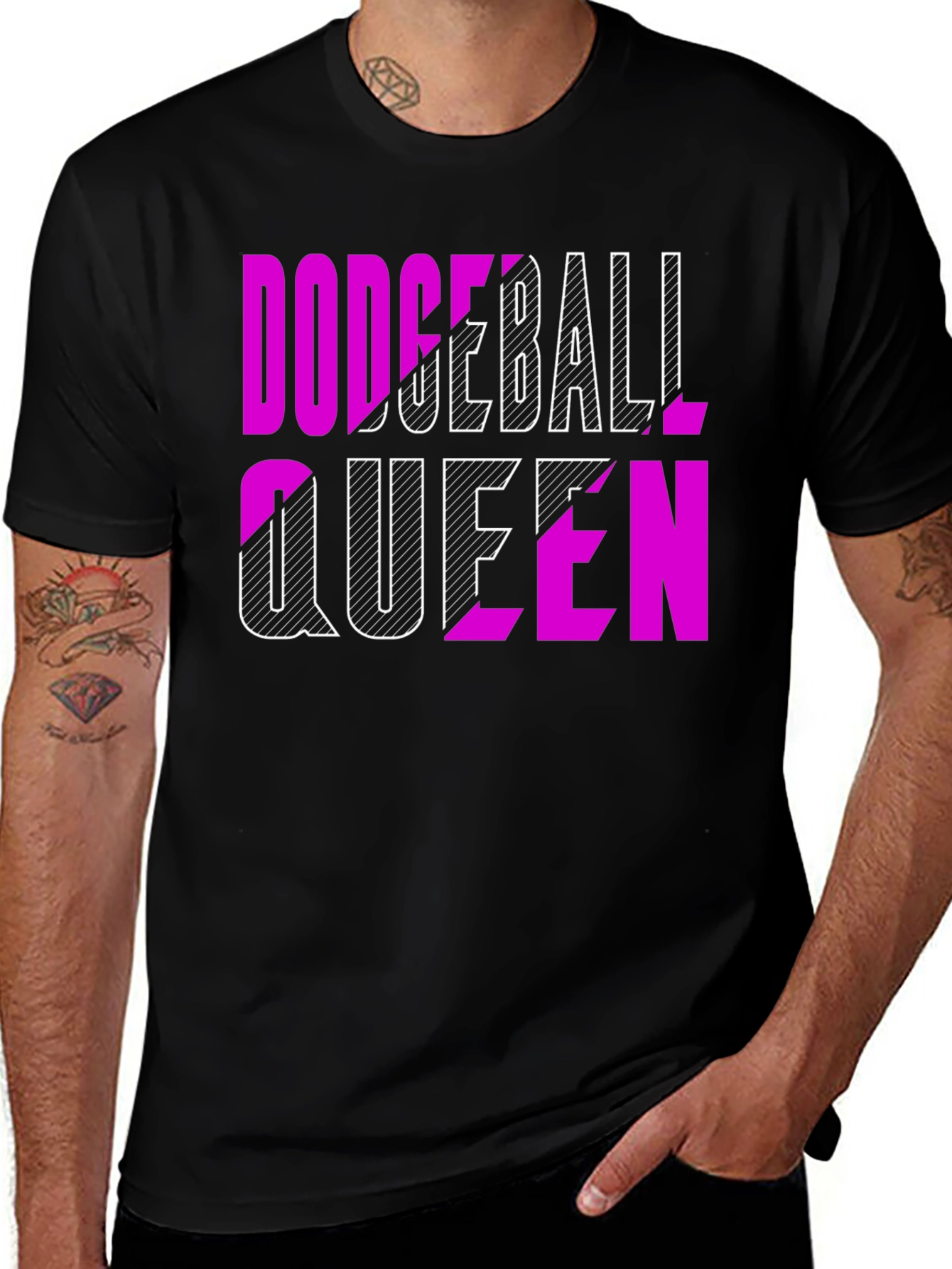 Dodgeball Queen Graphic T-Shirt