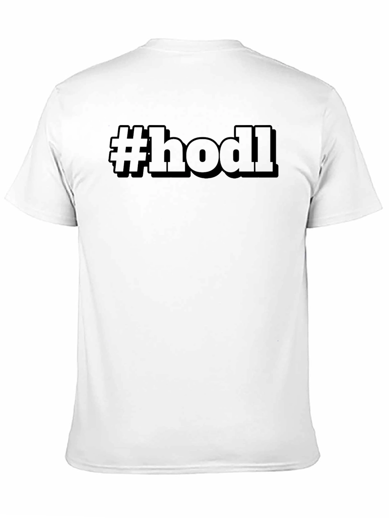 #HODL Black T-Shirt - Crypto Enthusiast Apparel