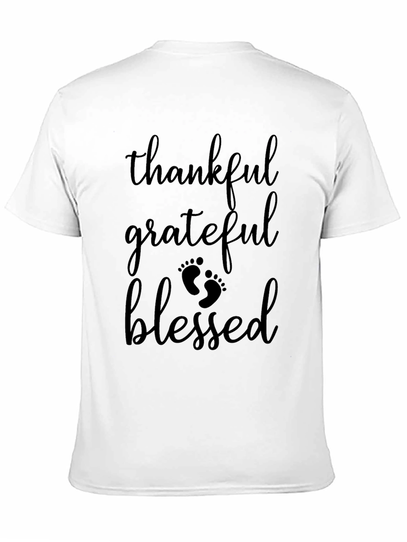 Thankful Grateful Blessed Graphic T-Shirt