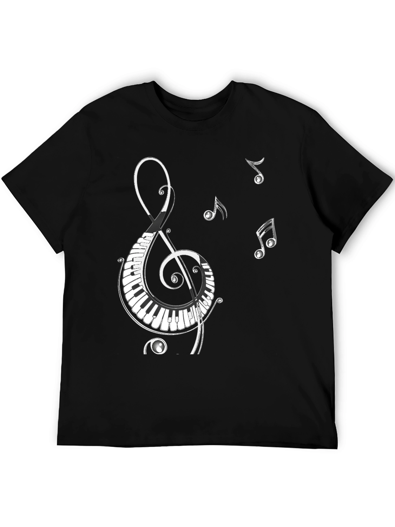 Musical Clef & Keyboard T-Shirt
