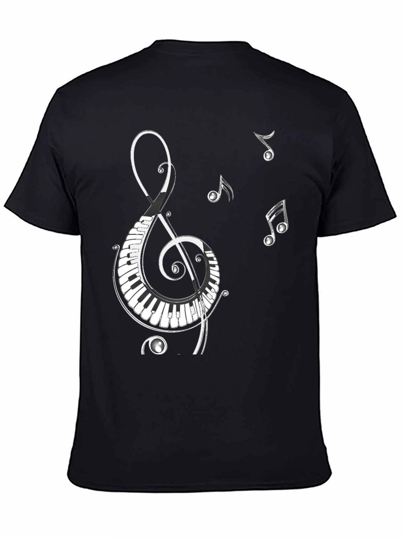 Musical Clef & Keyboard T-Shirt