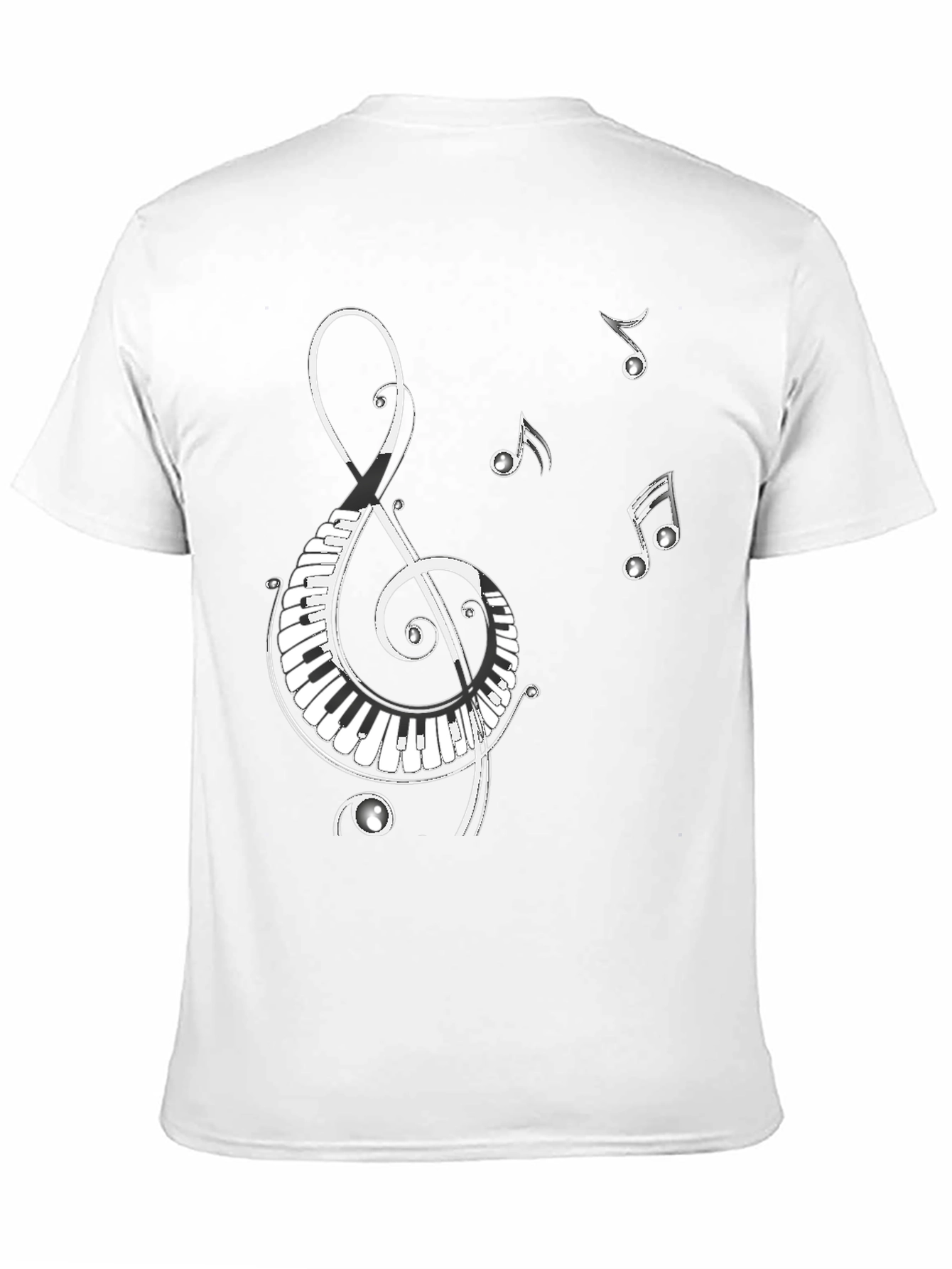 Musical Clef & Keyboard T-Shirt