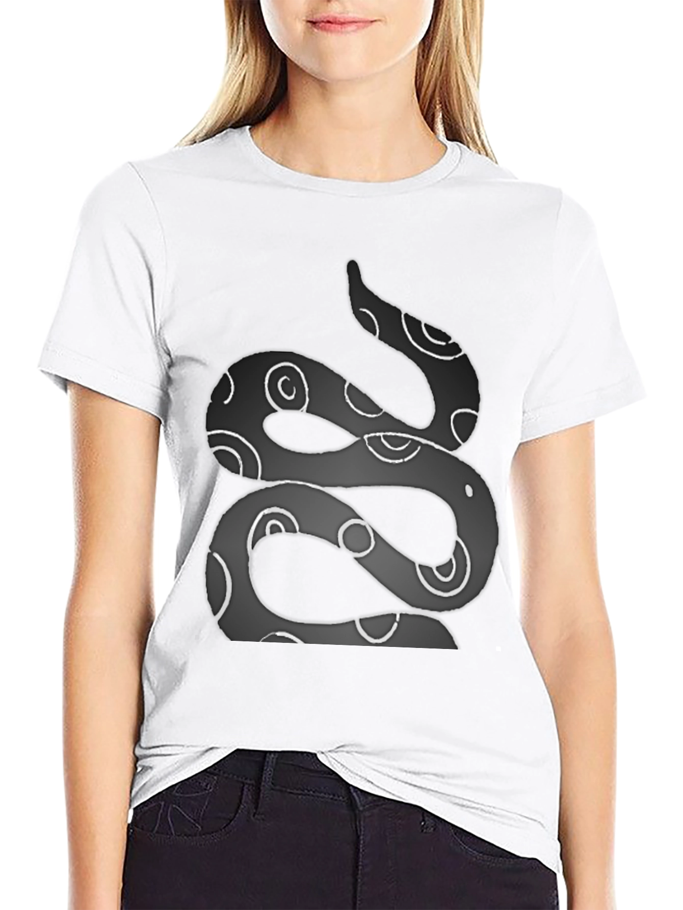 Snake Graphic Tee - Sleek Style