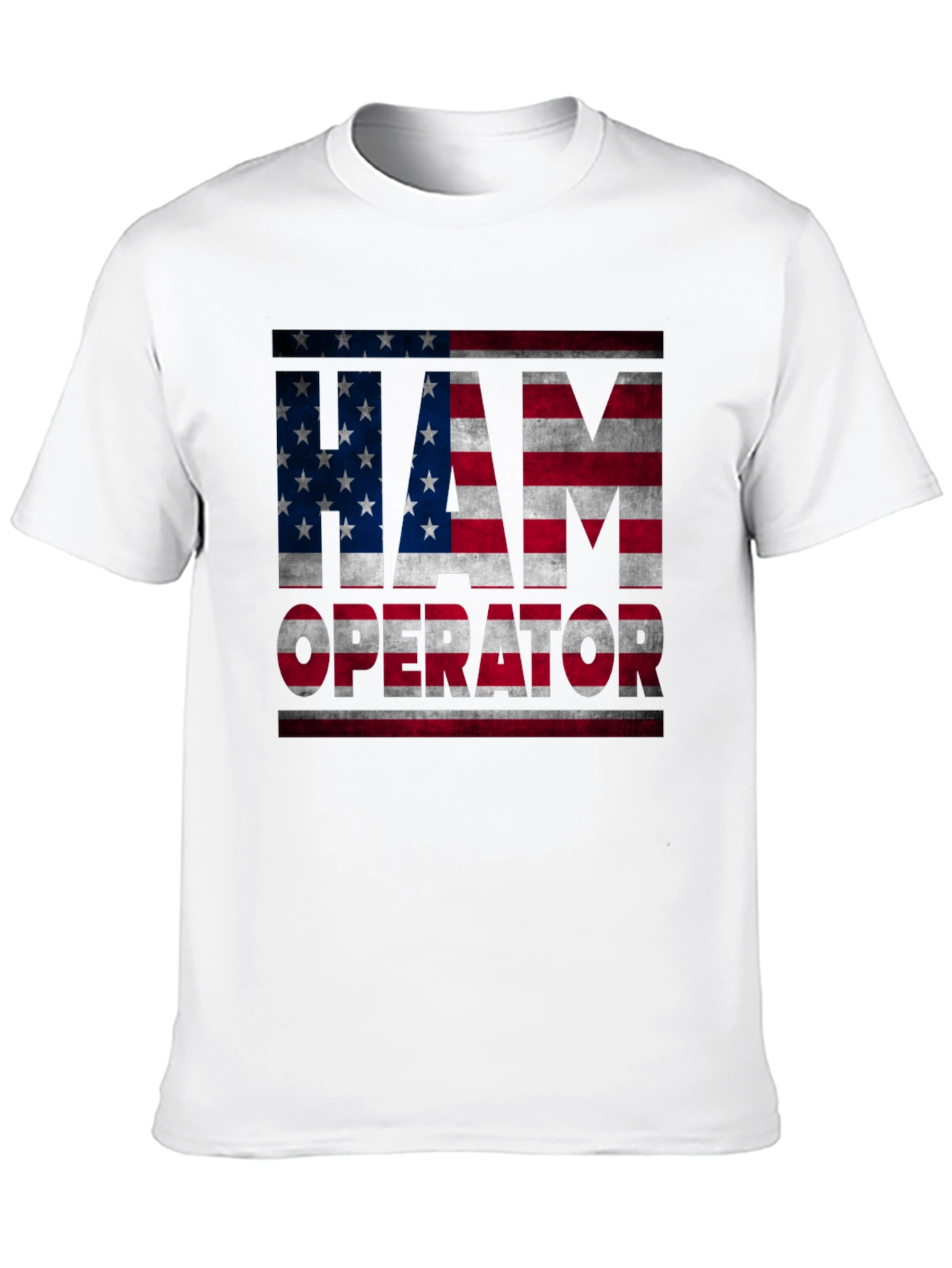 I Am Operator American Flag Graphic T-Shirt