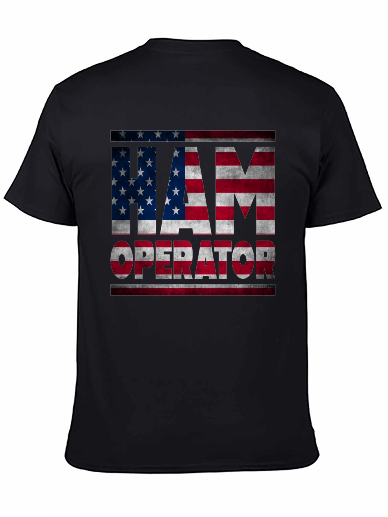 I Am Operator American Flag Graphic T-Shirt