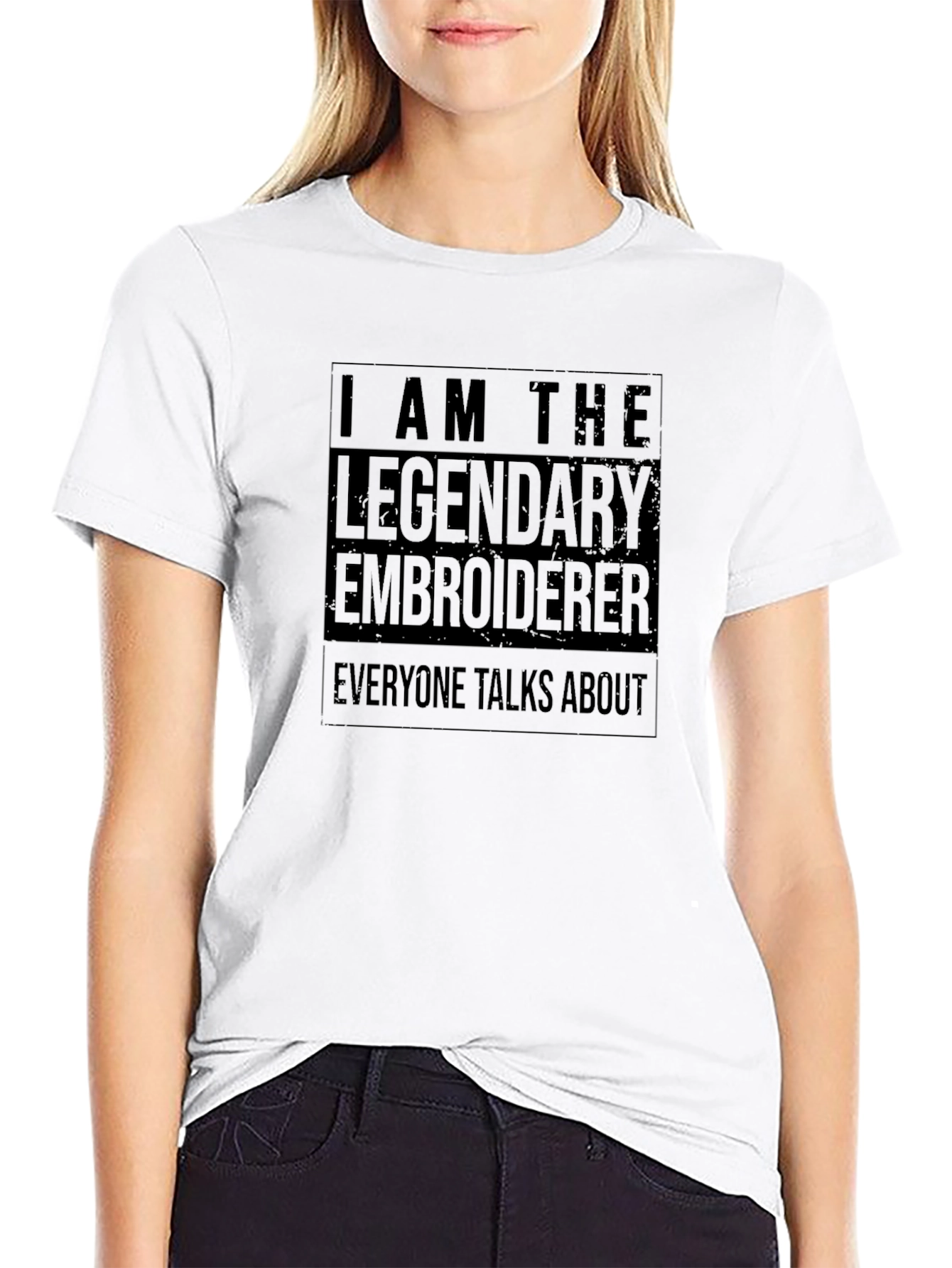Legendary Embroiderer T-Shirt - Black