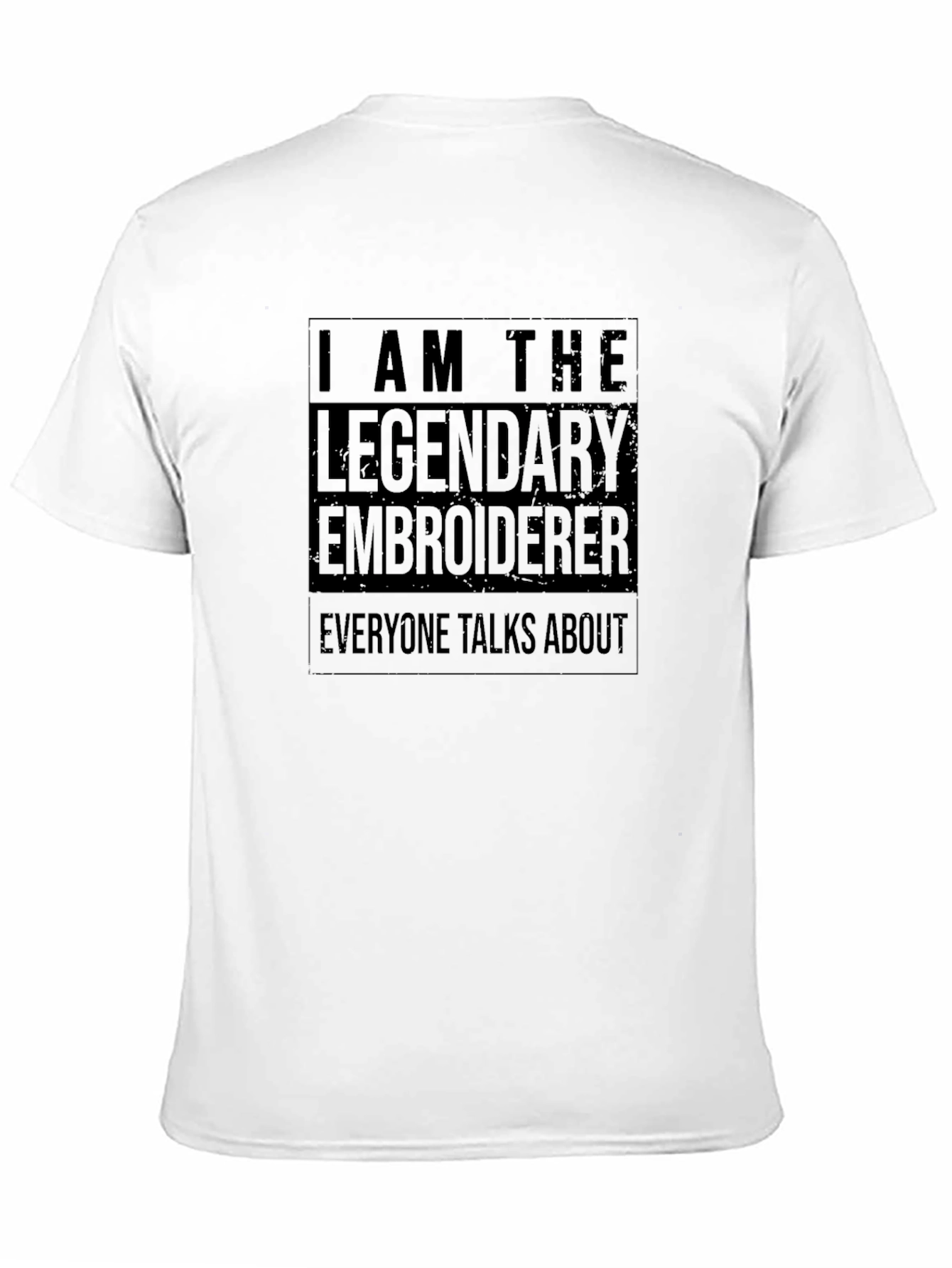 Legendary Embroiderer T-Shirt - Black