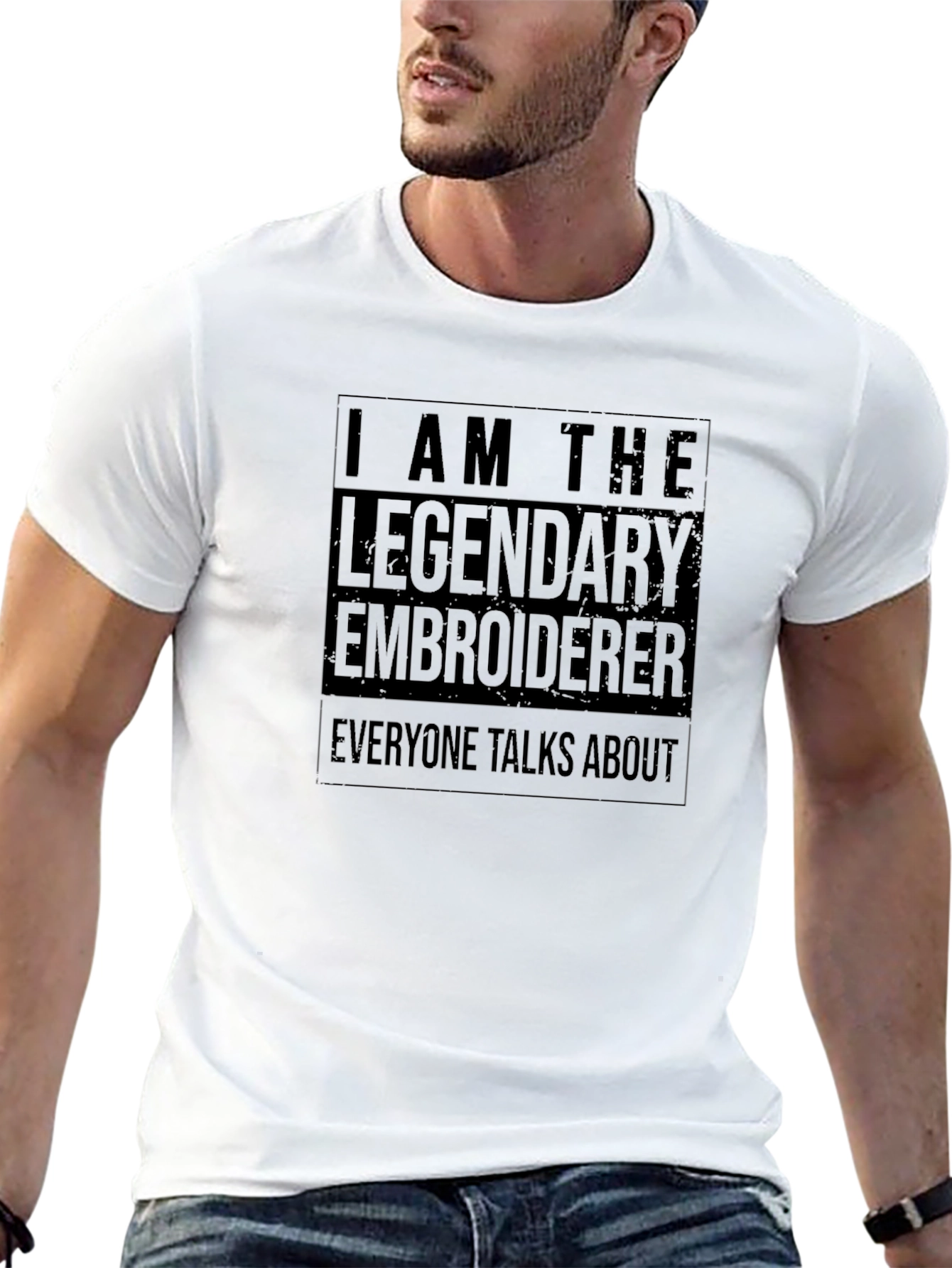 Legendary Embroiderer T-Shirt - Black