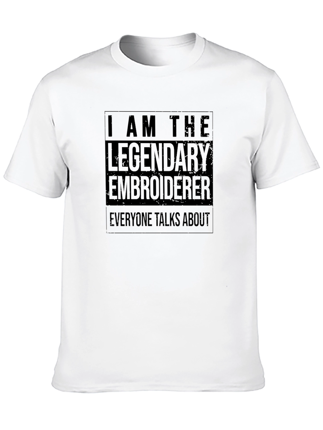 Legendary Embroiderer T-Shirt - Black