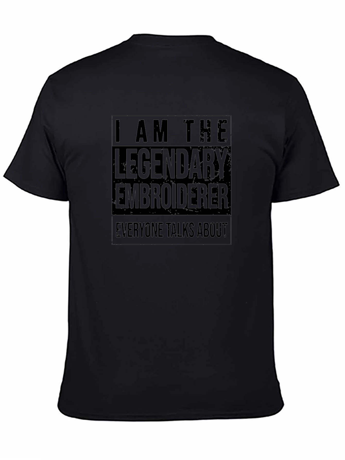 Legendary Embroiderer T-Shirt - Black