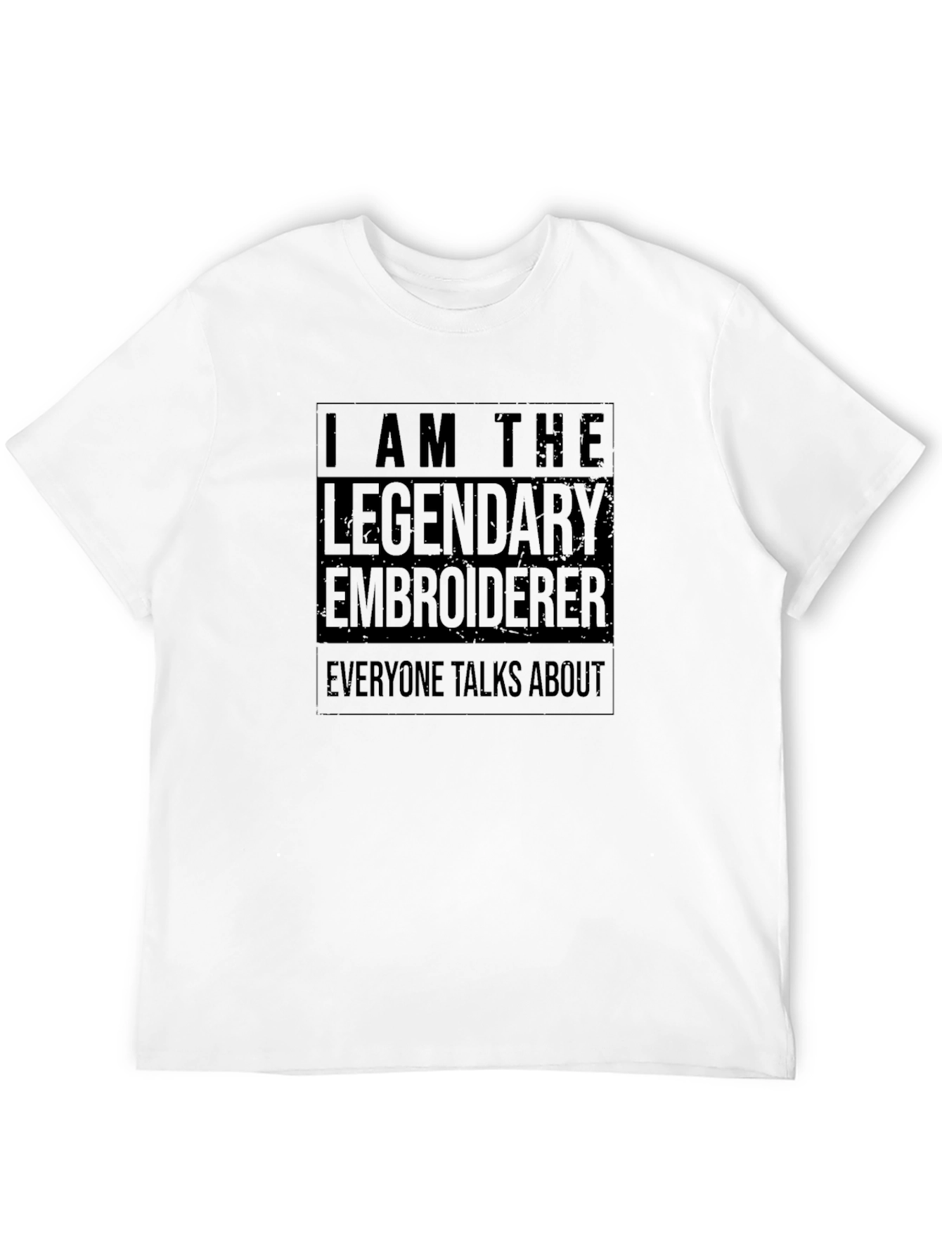 Legendary Embroiderer T-Shirt - Black