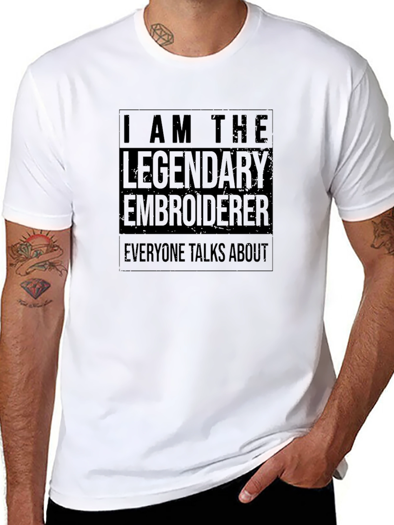 Legendary Embroiderer T-Shirt - Black