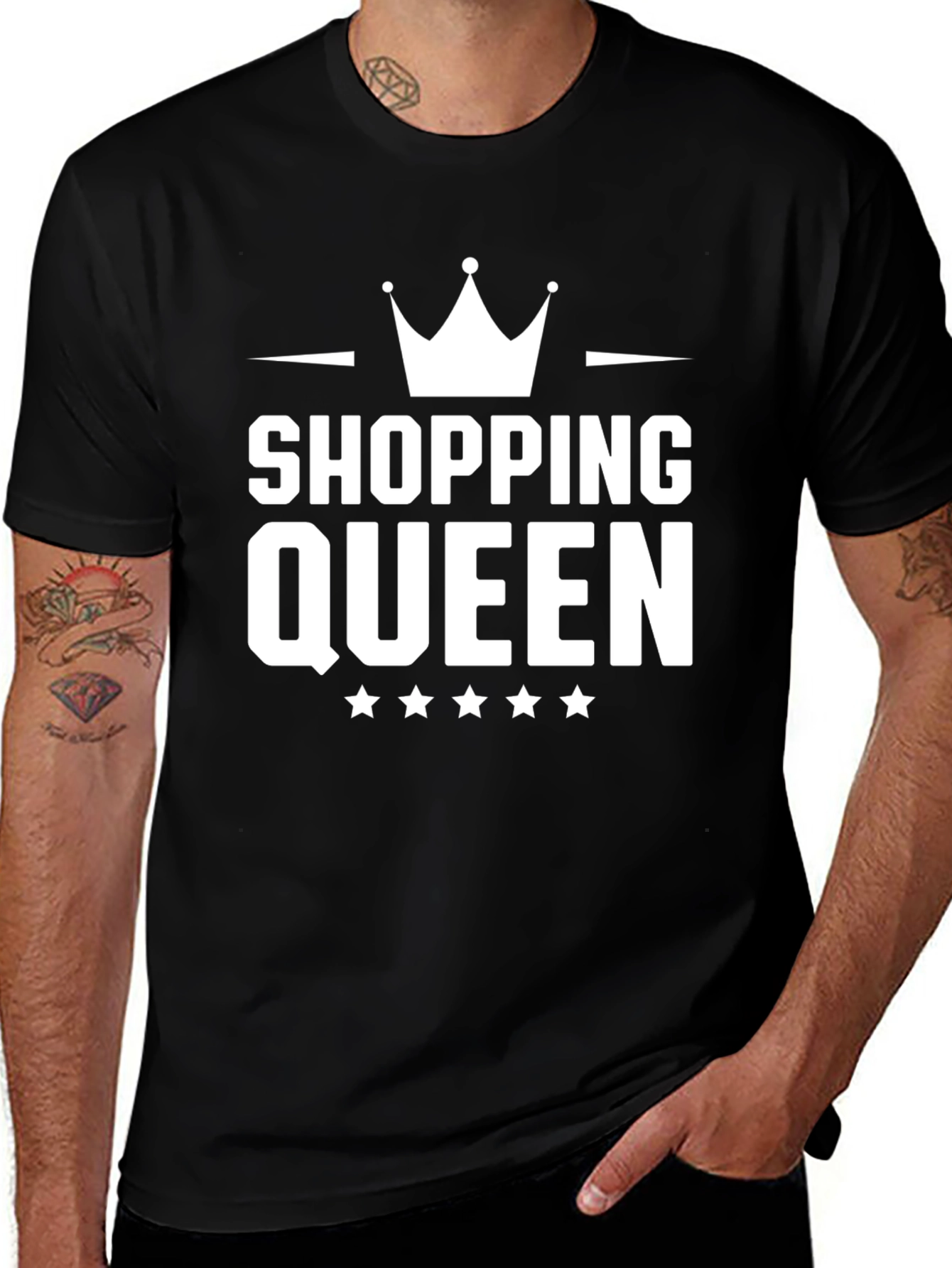 Shopping Queen Graphic T-Shirt