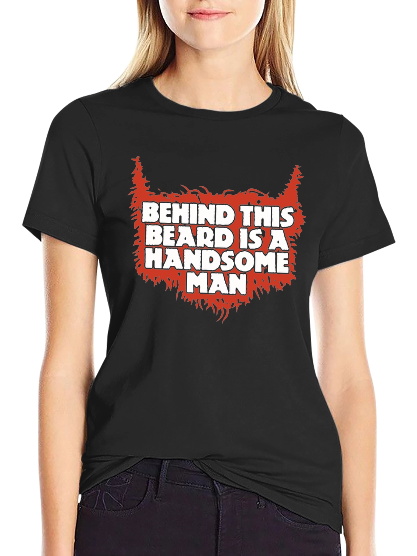 Bearded Handsome Man Graphic Tee