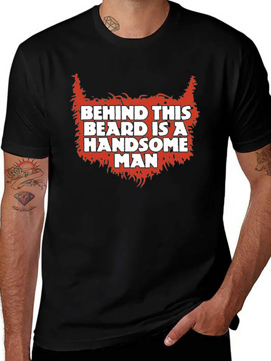 Bearded Handsome Man Graphic Tee