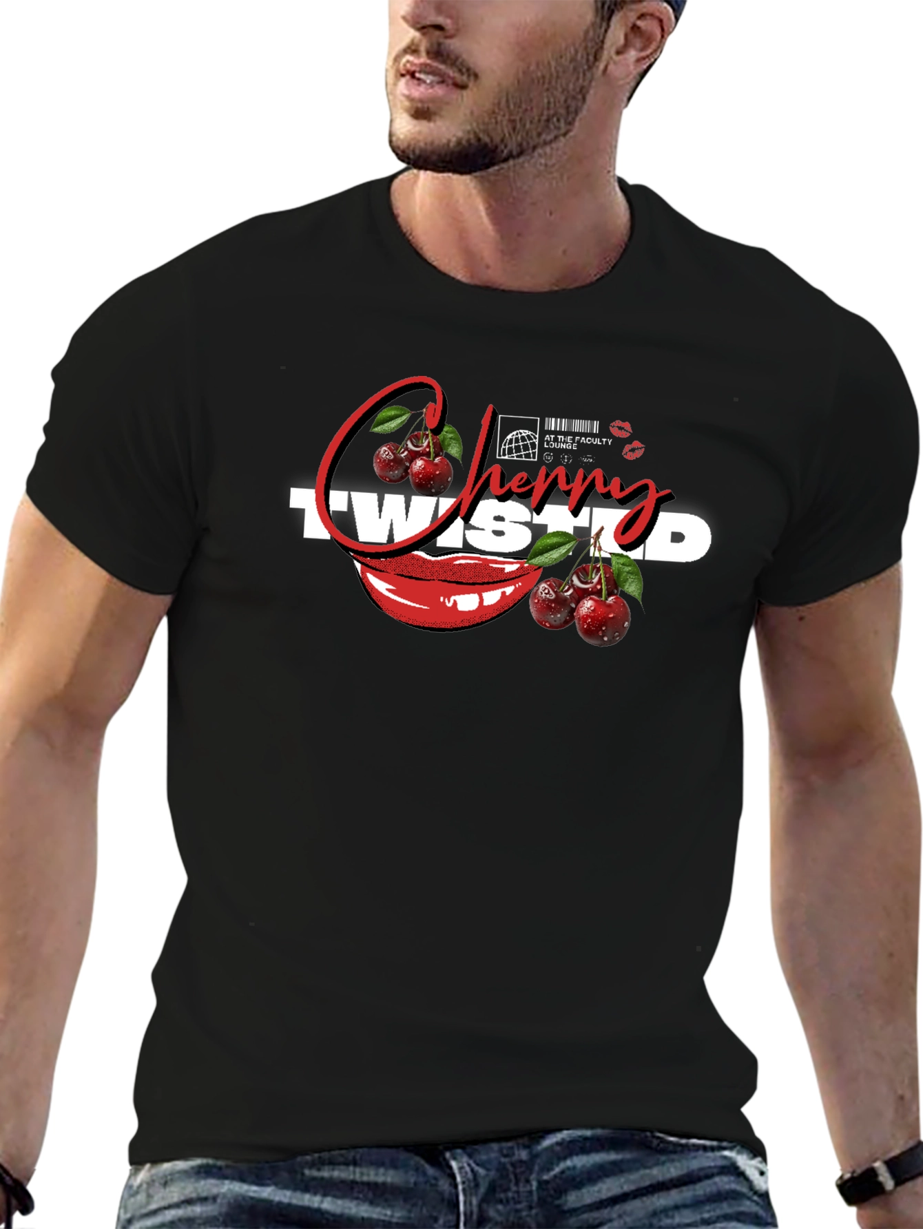 Cherry Twisted Graphic Tee