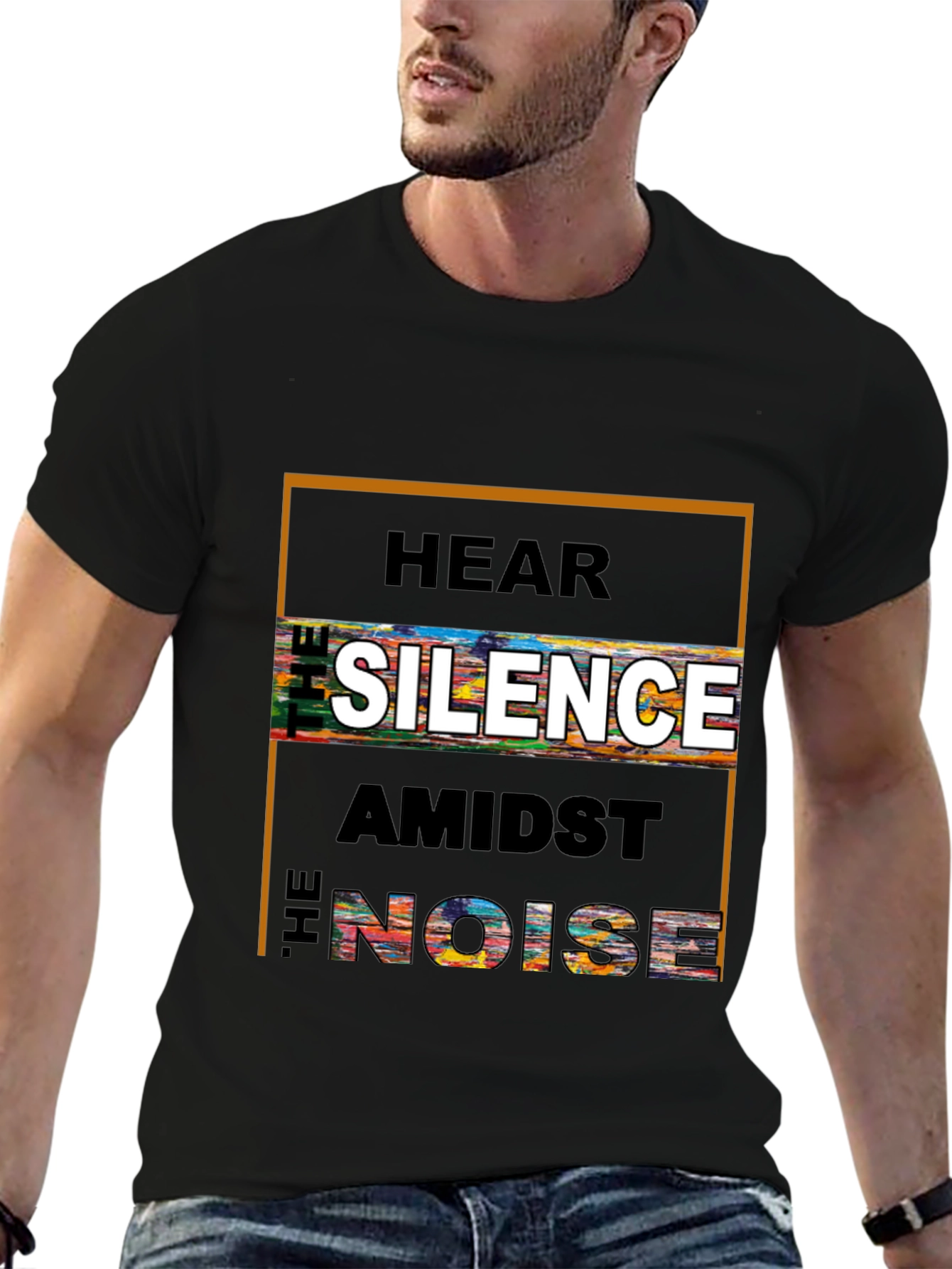 Hear the Silence Amidst the Noise Graphic Tee