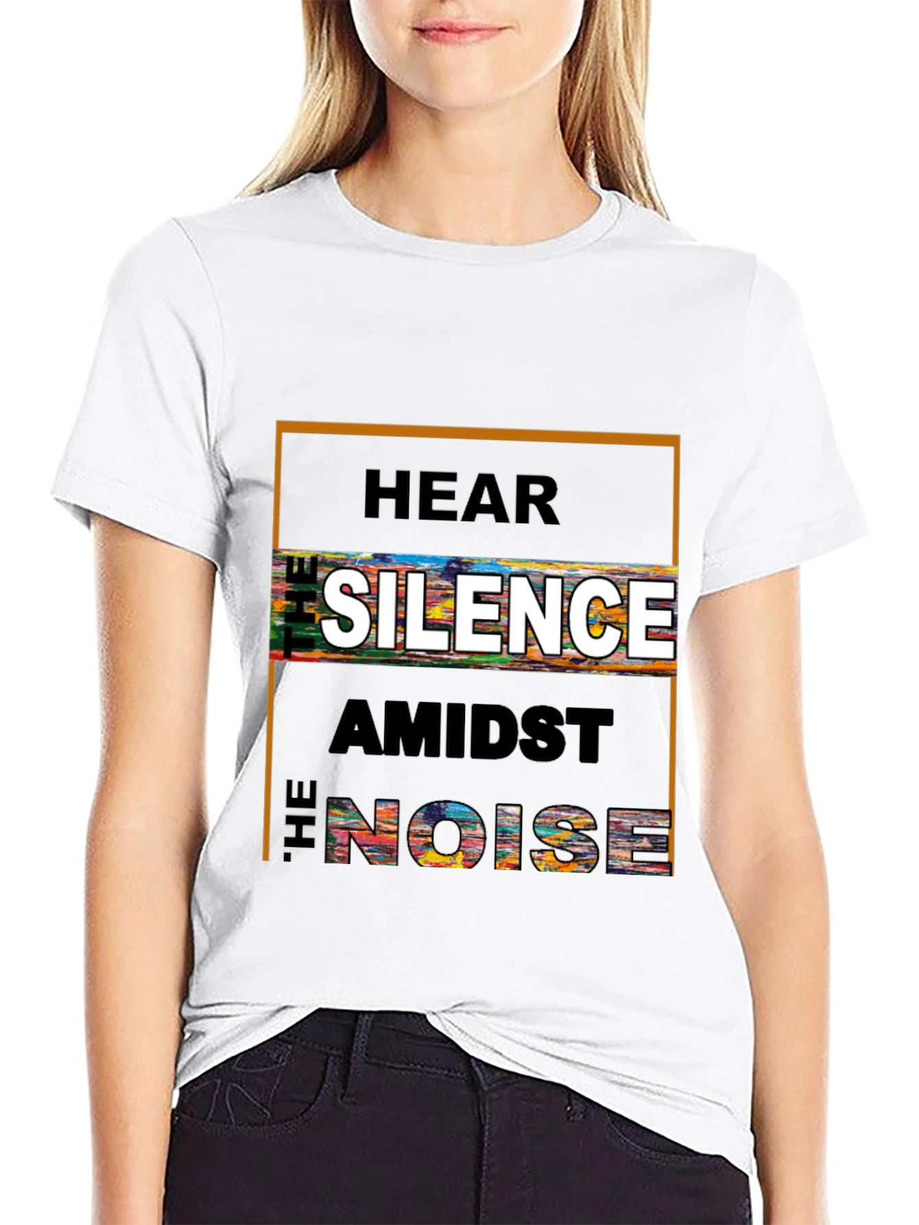 Hear the Silence Amidst the Noise Graphic Tee