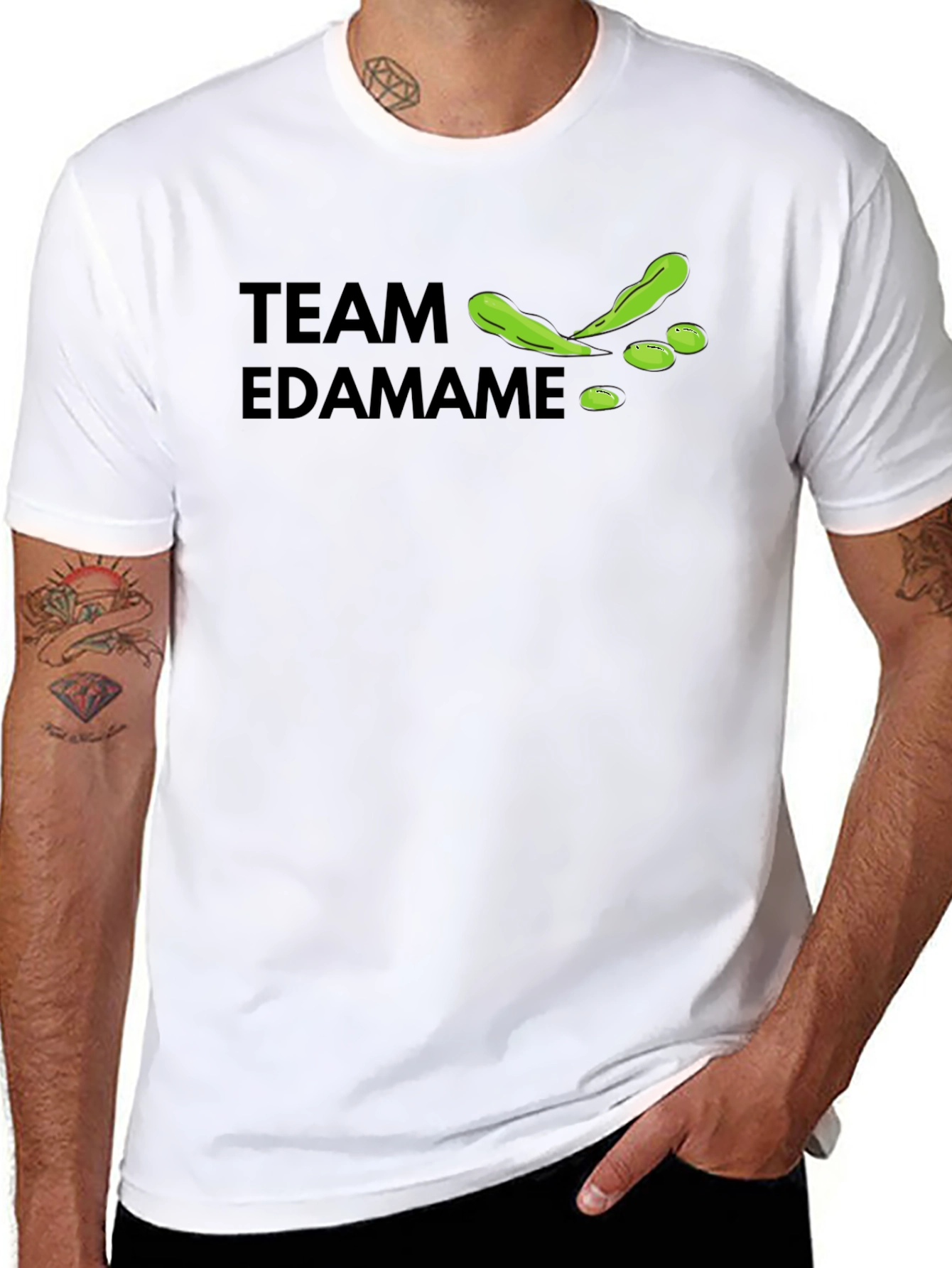 Team Edamame T-Shirt - Casual Graphic Tee