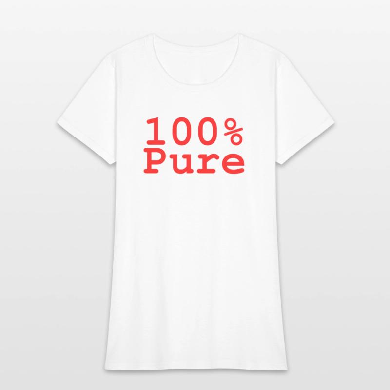 100 PURE WHITE TRASH (White on Black version)