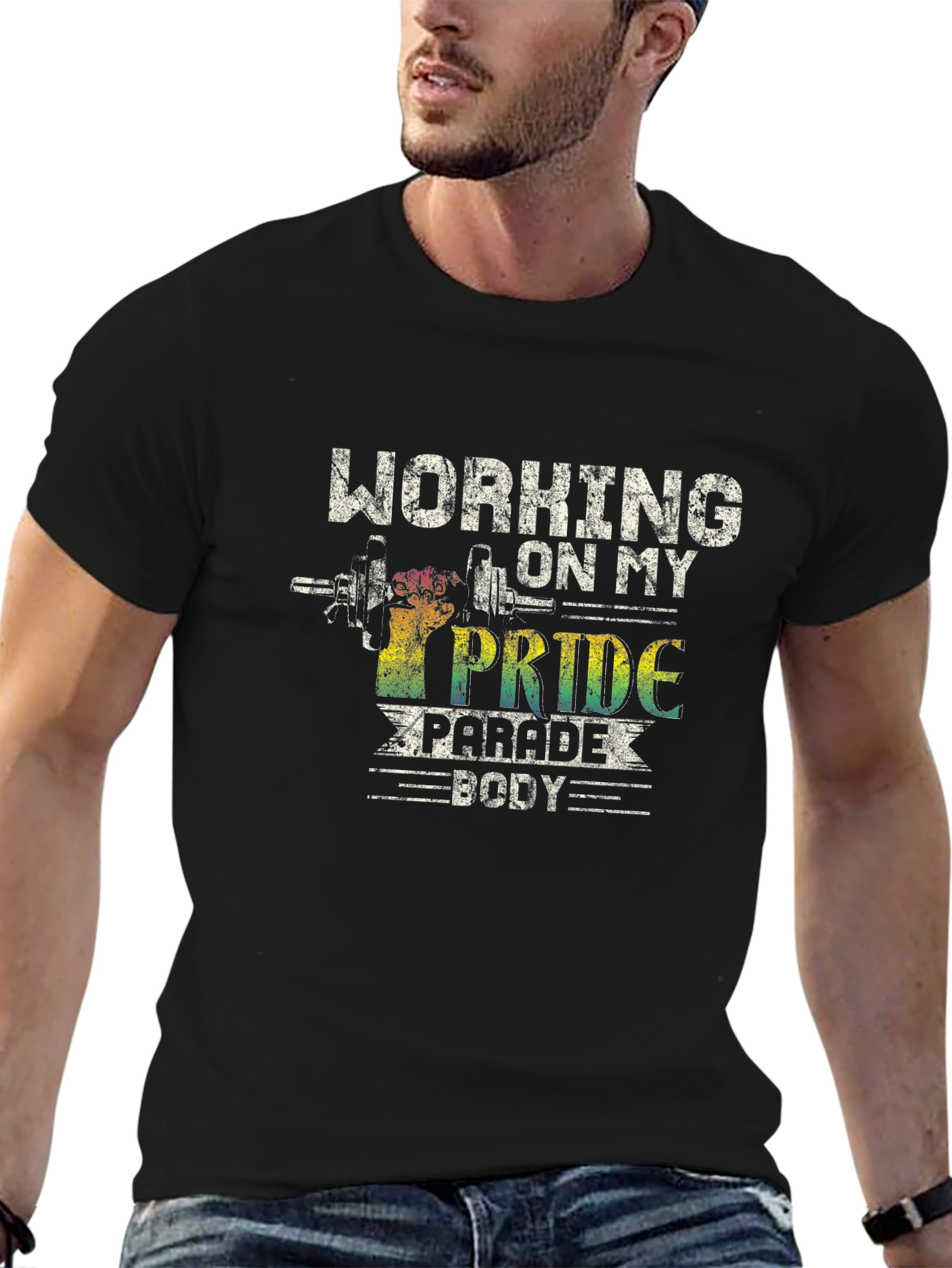 Pride Parade Bodybuilding T-Shirt