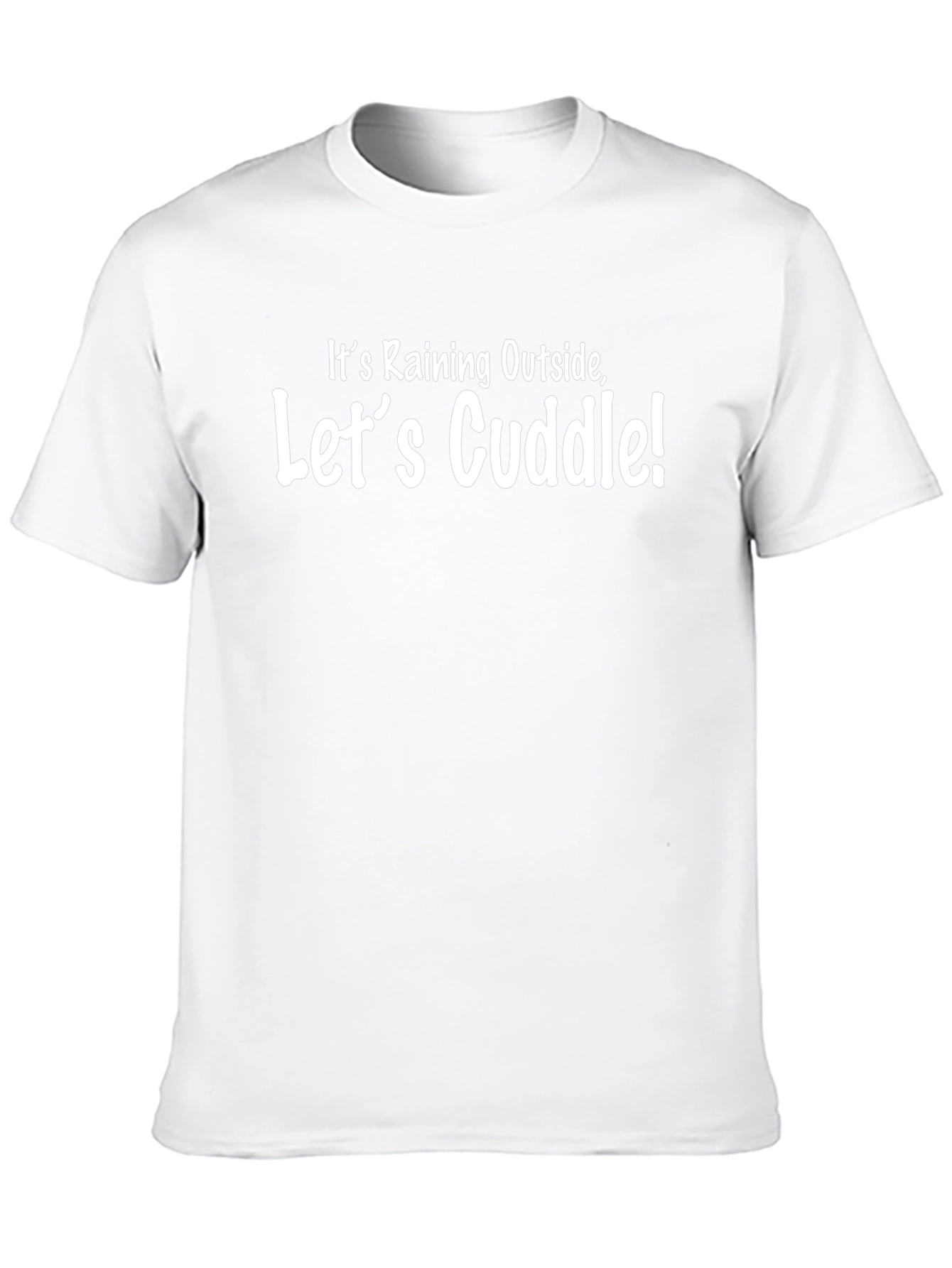 Rainy Day Cuddle Black T-Shirt