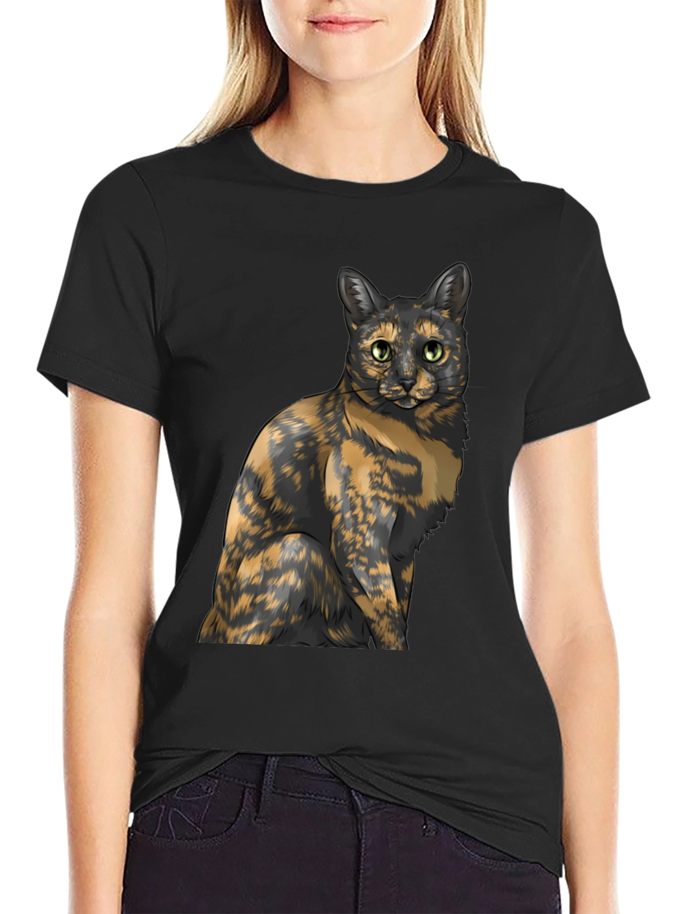 Tortoiseshell Cat Graphic Tee - Unisex