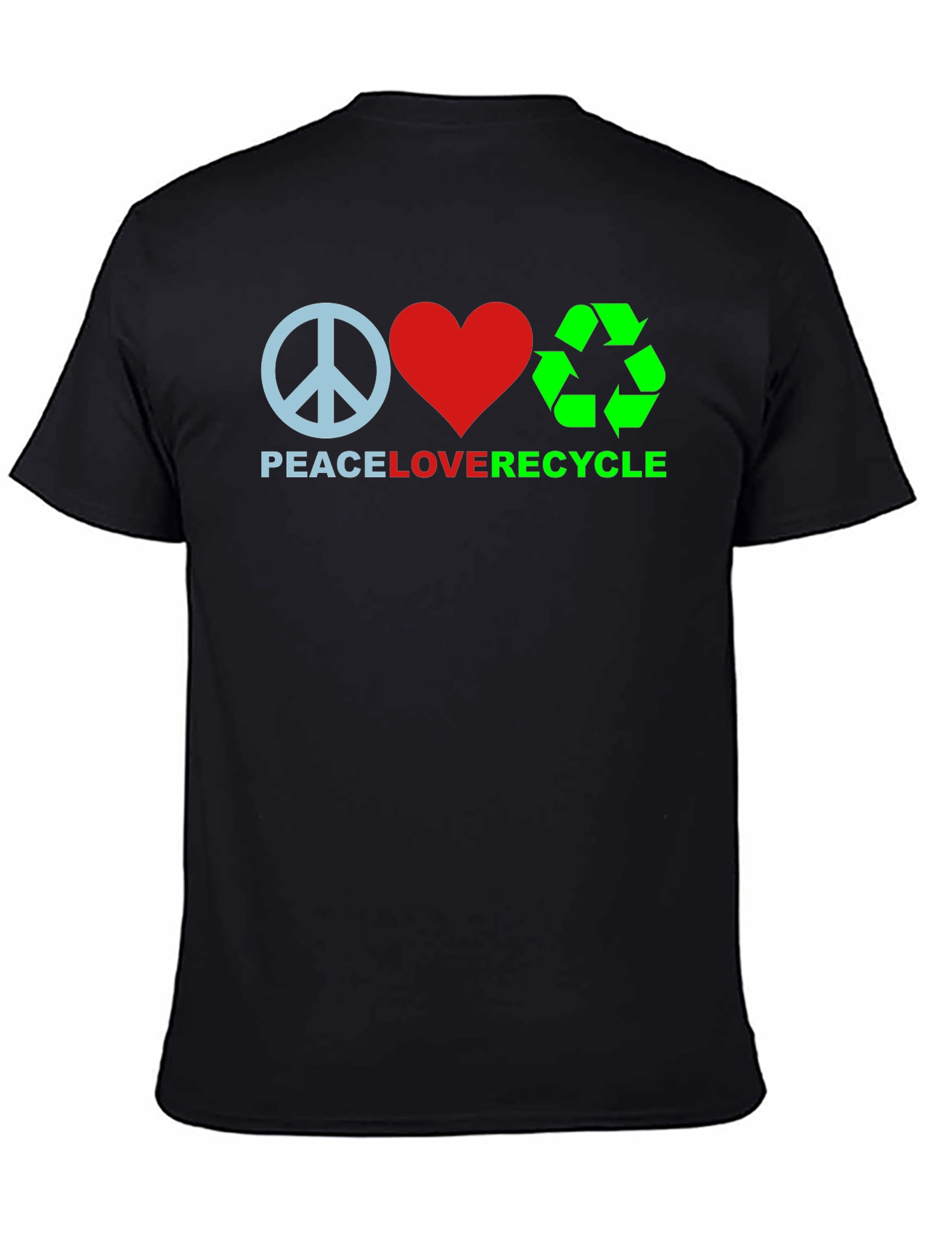 Peace Love Recycle Graphic Tee