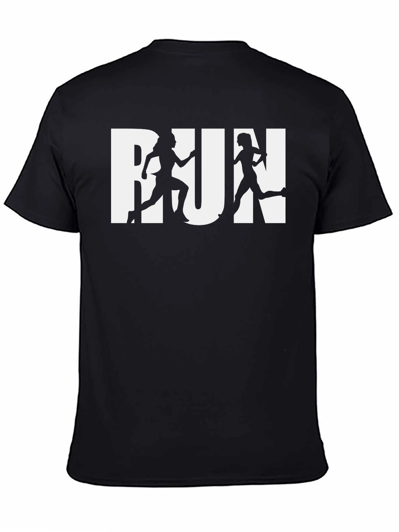 Womens Run Silhouette Graphic Tee
