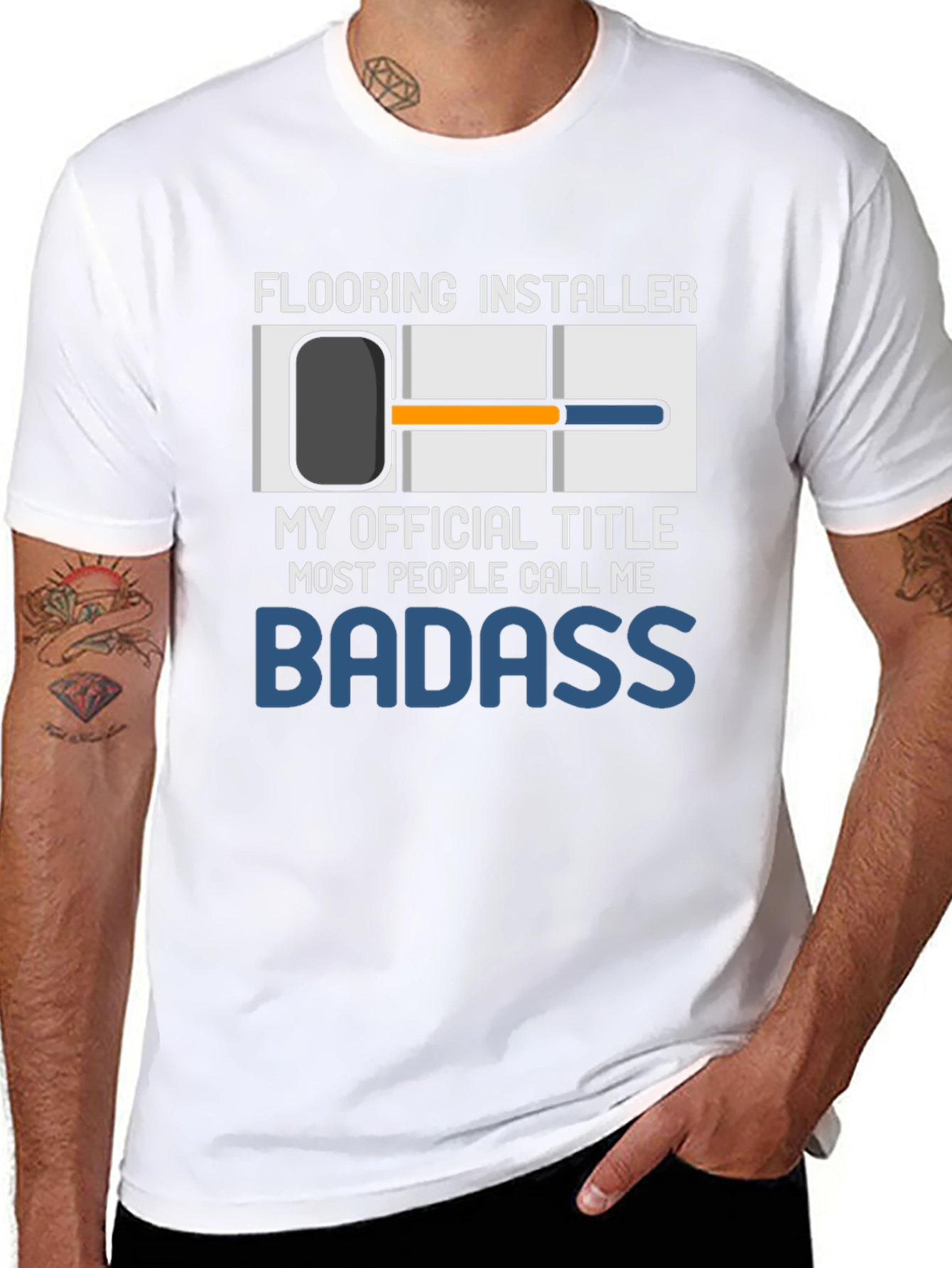 Flooring Installer Badass T-Shirt